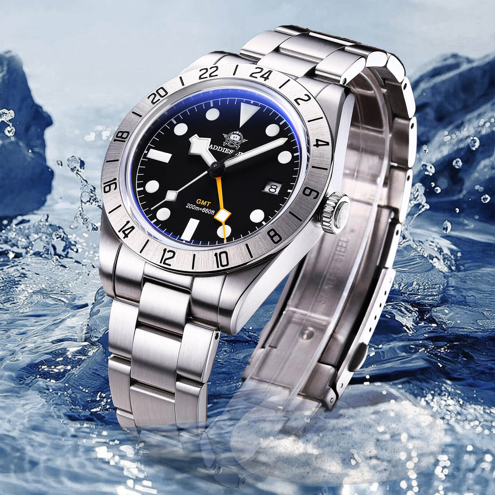 ADDIESDIVE 39mm BB GMT Quartz Watch RONDA515 Movement（AD2035/AD2036） - Image 3