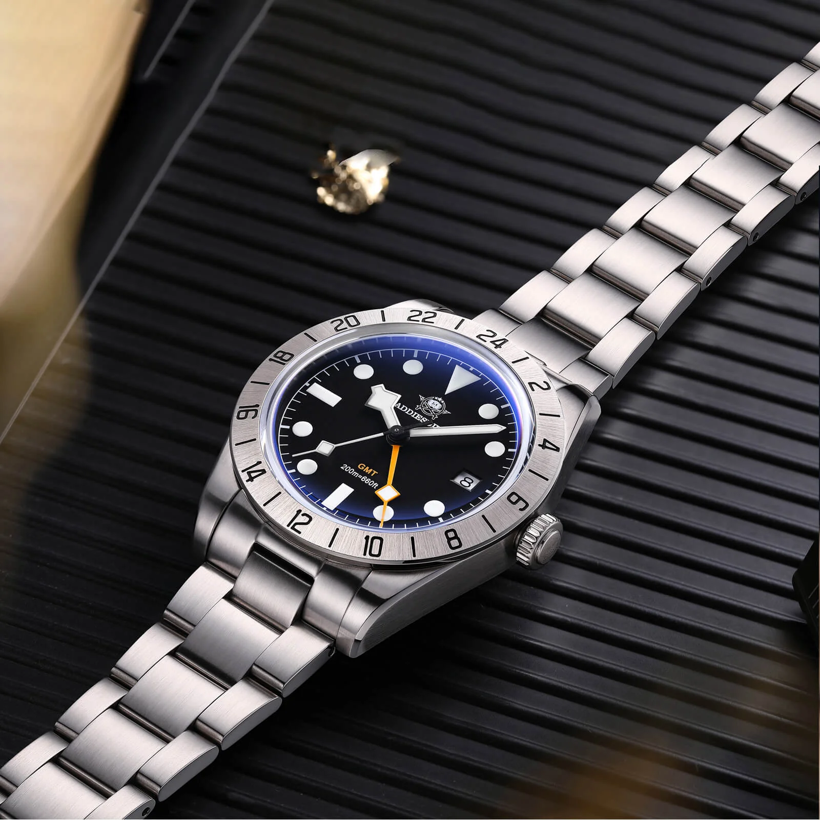 ADDIESDIVE 39mm BB GMT Quartz Watch RONDA515 Movement（AD2035/AD2036） - Image 5