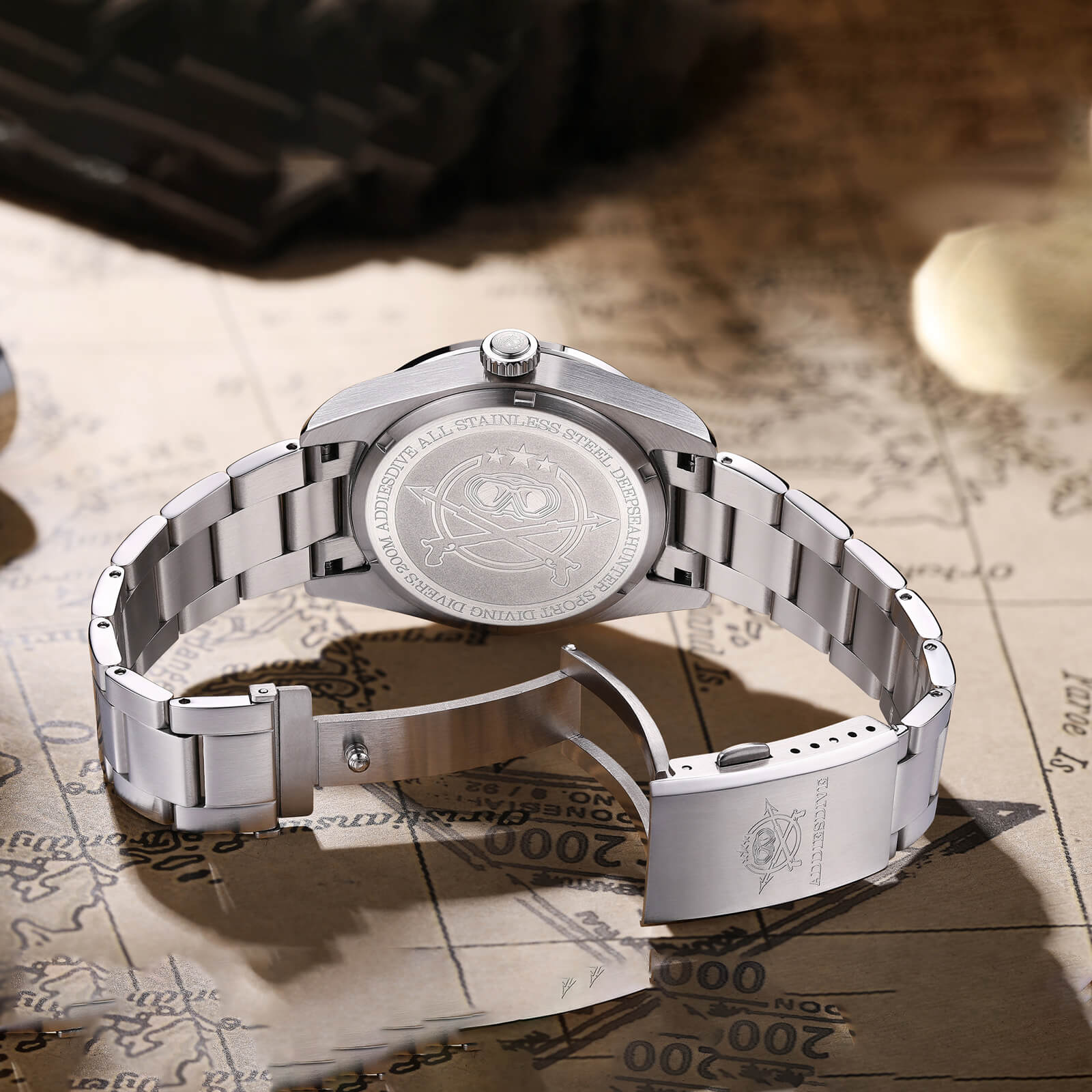 ADDIESDIVE 39mm BB GMT Quartz Watch RONDA515 Movement（AD2035/AD2036） - Image 6