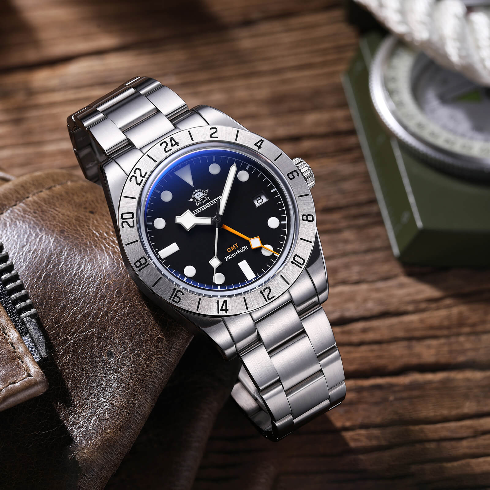 ADDIESDIVE 39mm BB GMT Quartz Watch RONDA515 Movement（AD2035/AD2036） - Image 7