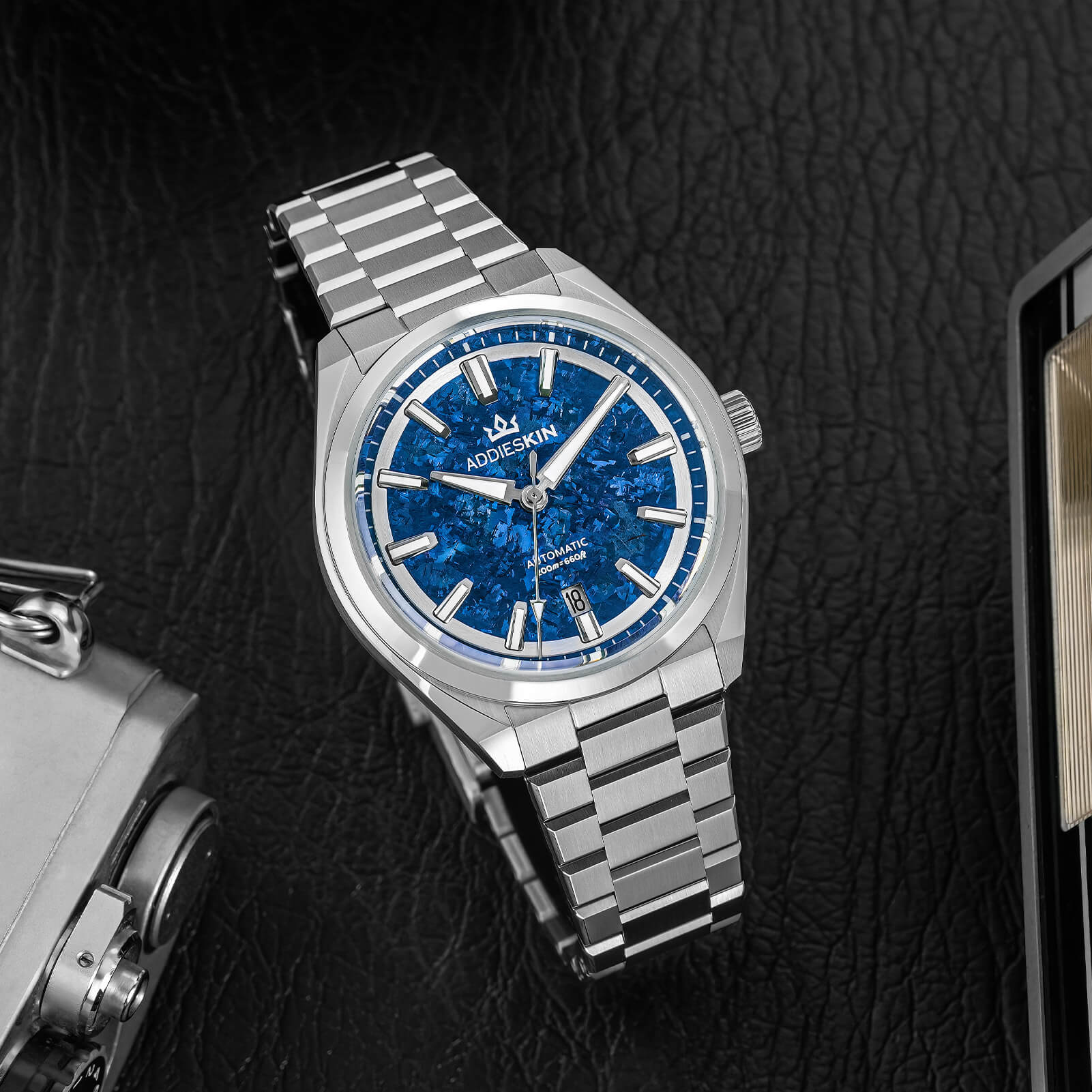 AddiesKIN 40mm Crystallized Titanium Dial Miyota 9015 Luxury Automatic Watch K006 - Image 10