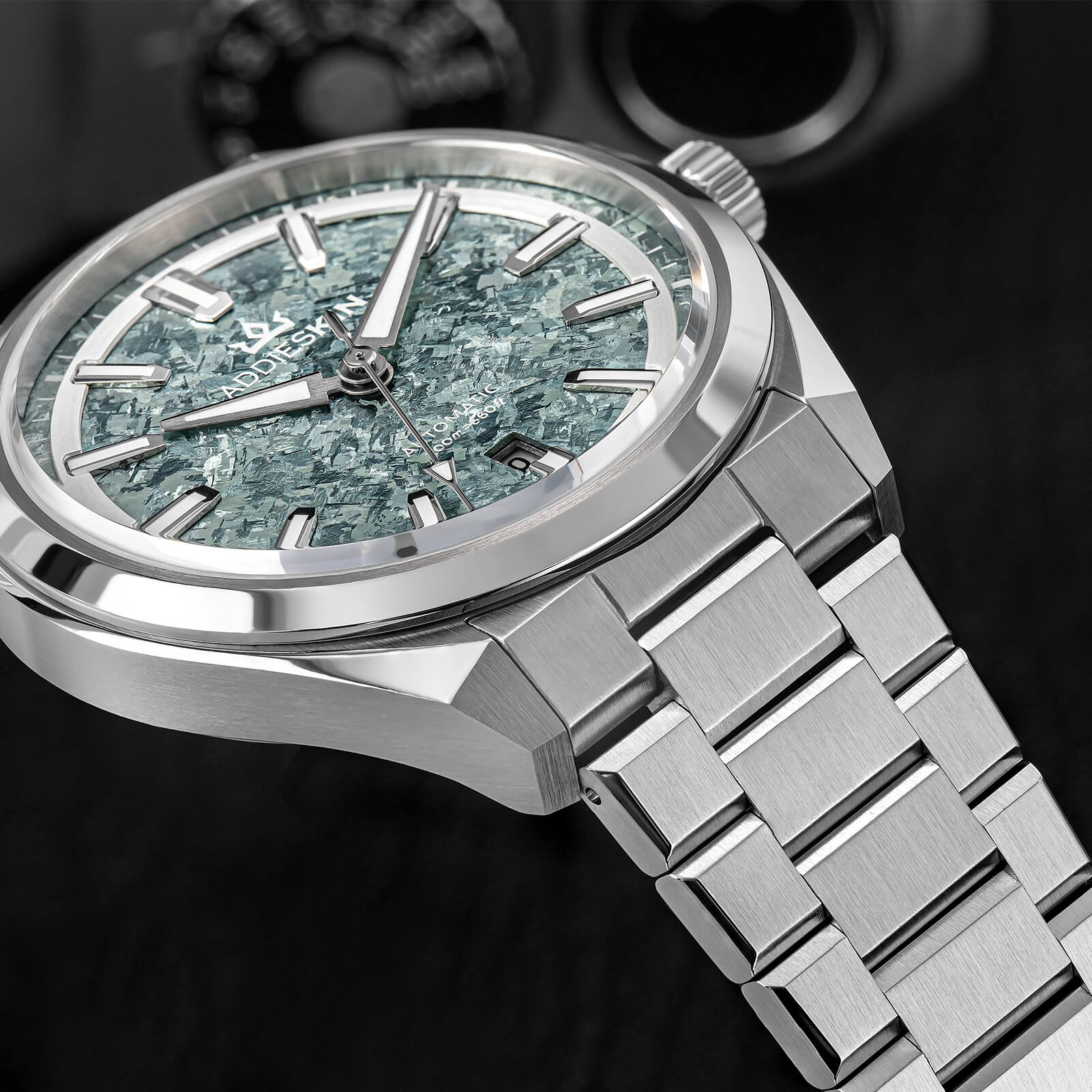 AddiesKIN 40mm Crystallized Titanium Dial Miyota 9015 Luxury Automatic Watch K006 - Image 17