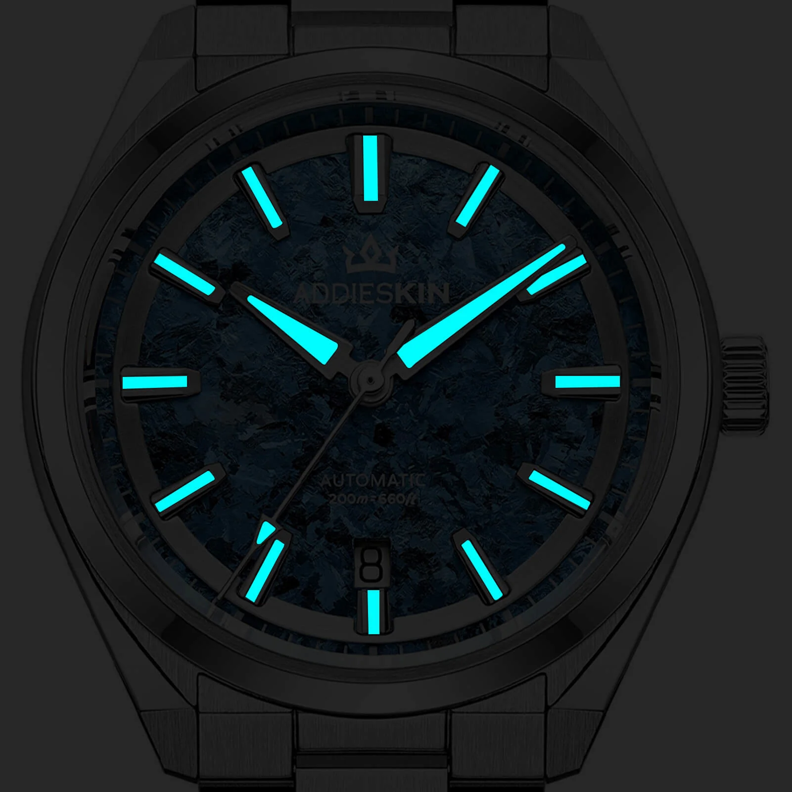 AddiesKIN 40mm Crystallized Titanium Dial Miyota 9015 Luxury Automatic Watch K006 - Image 19