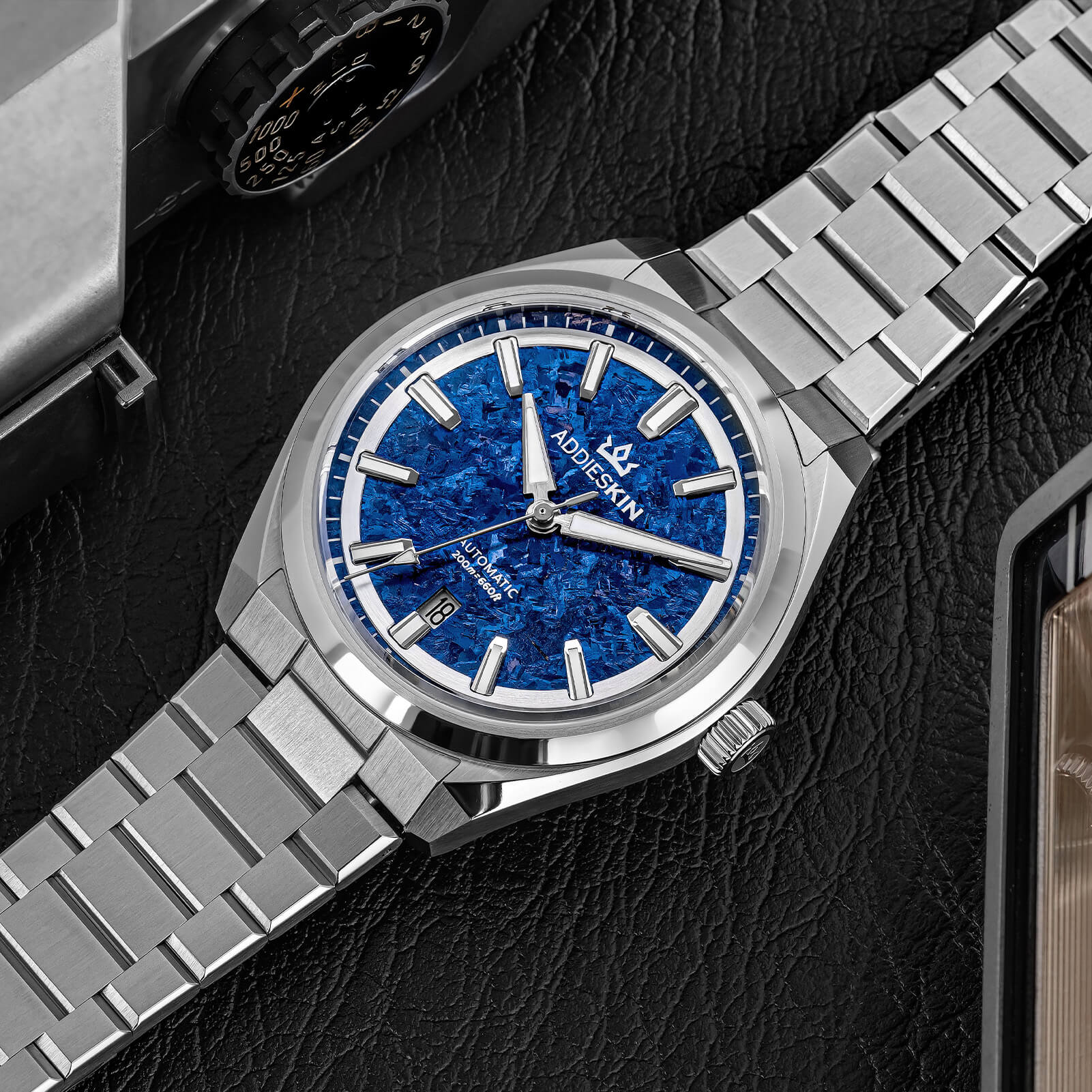 AddiesKIN 40mm Crystallized Titanium Dial Miyota 9015 Luxury Automatic Watch K006 - Image 9