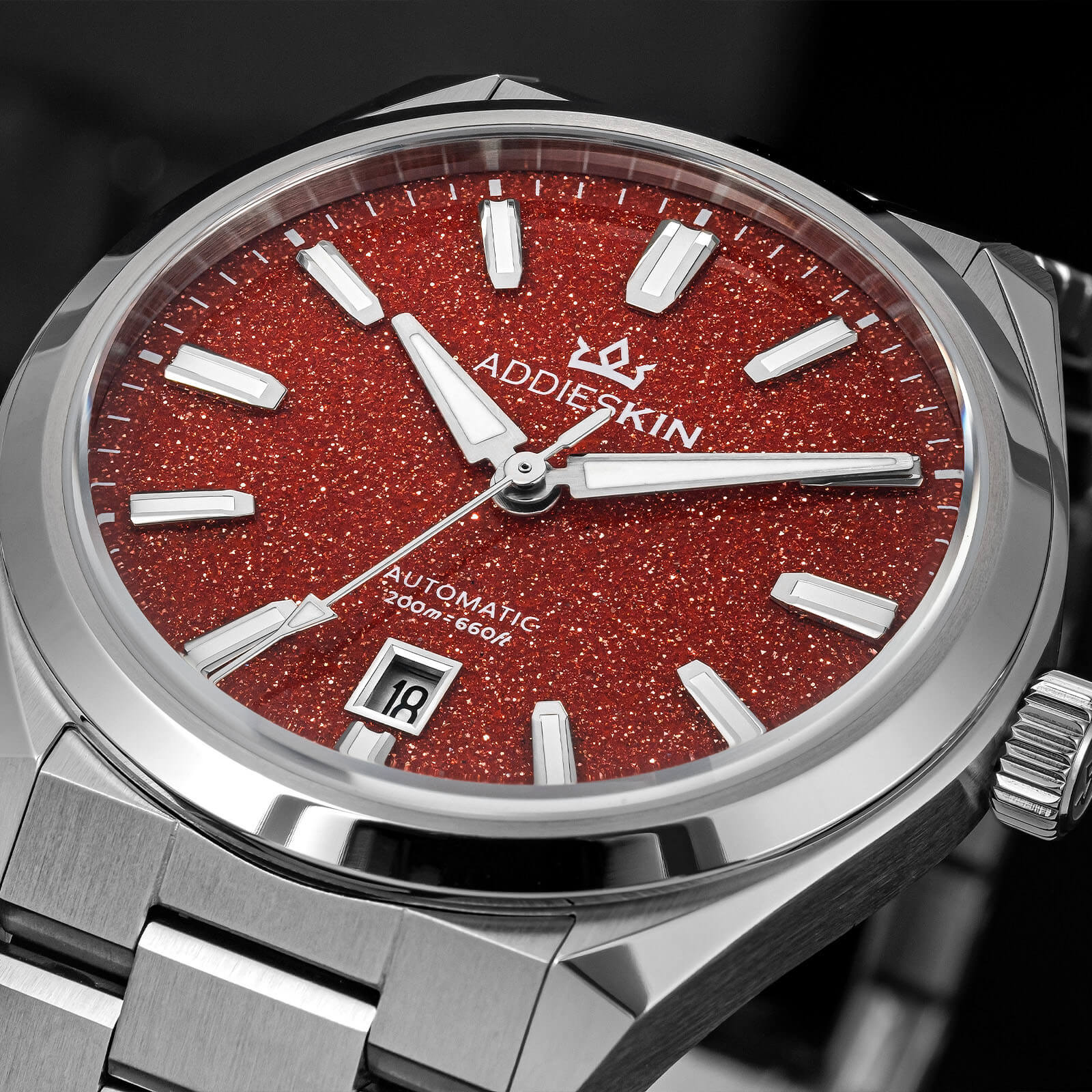 AddiesKIN 40mm Natural Stone Dial Miyota 9015 Luxury Automatic Watch K010 - Image 15