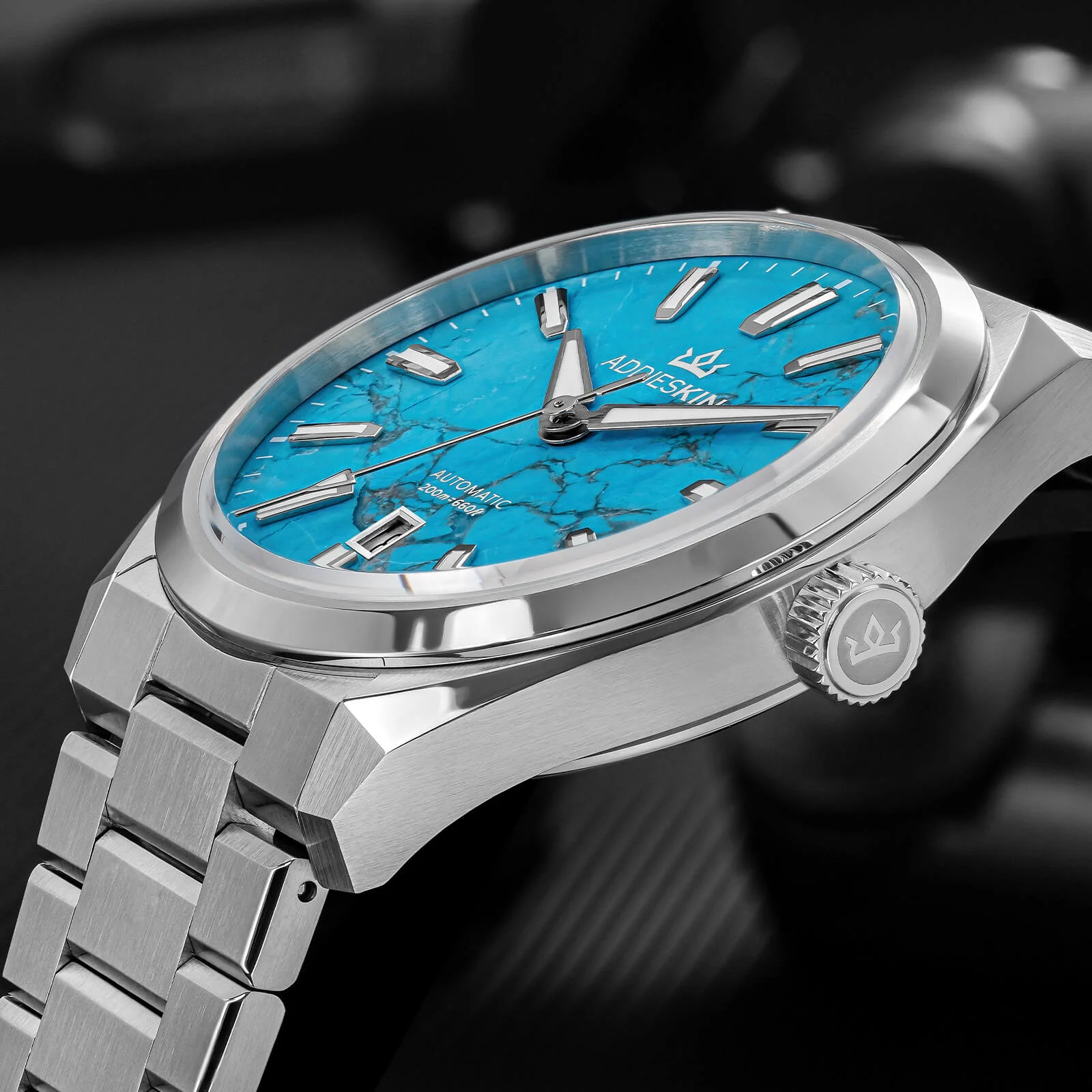 AddiesKIN 40mm Natural Stone Dial Miyota 9015 Luxury Automatic Watch K010 - Image 29