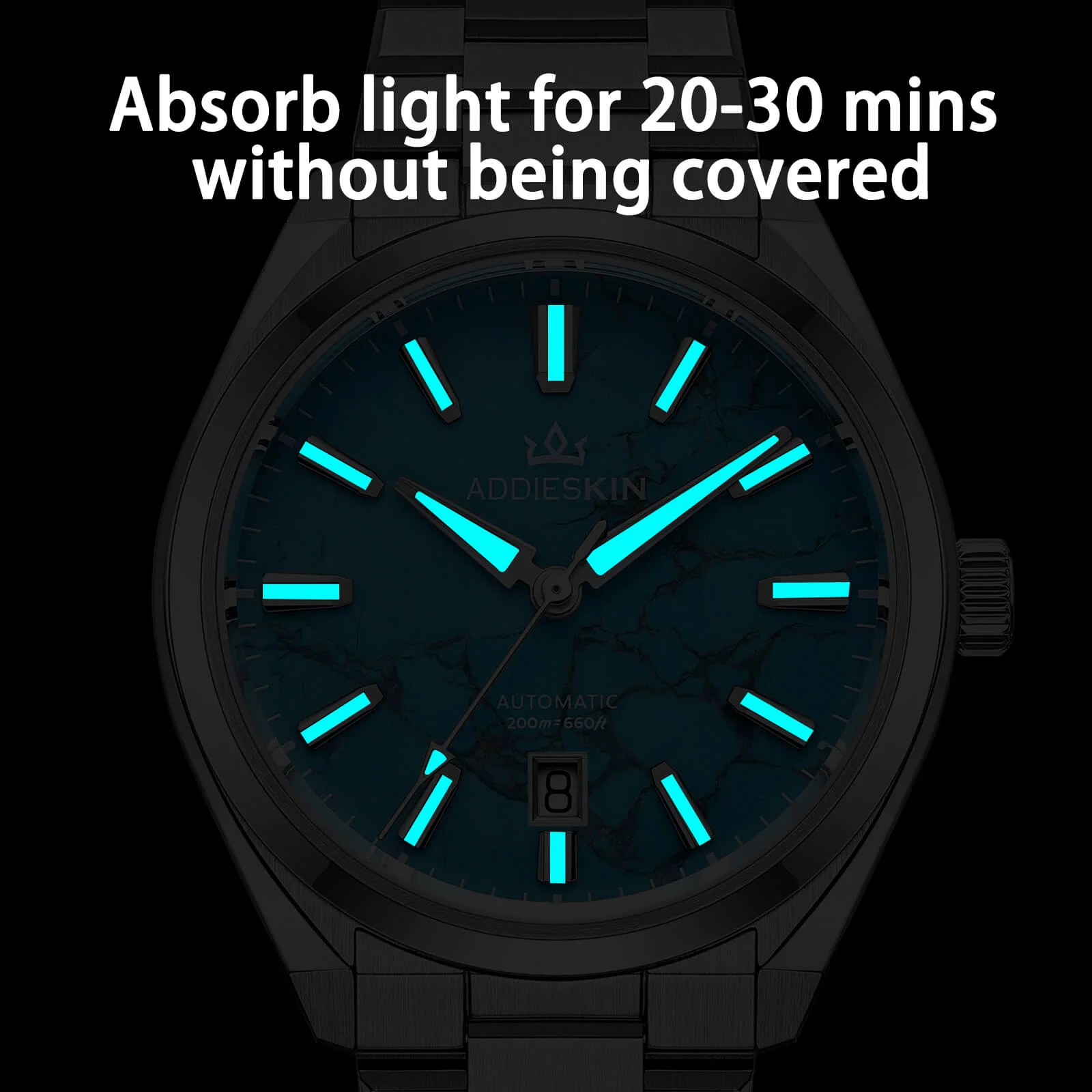 AddiesKIN 40mm Natural Stone Dial Miyota 9015 Luxury Automatic Watch K010 - Image 32