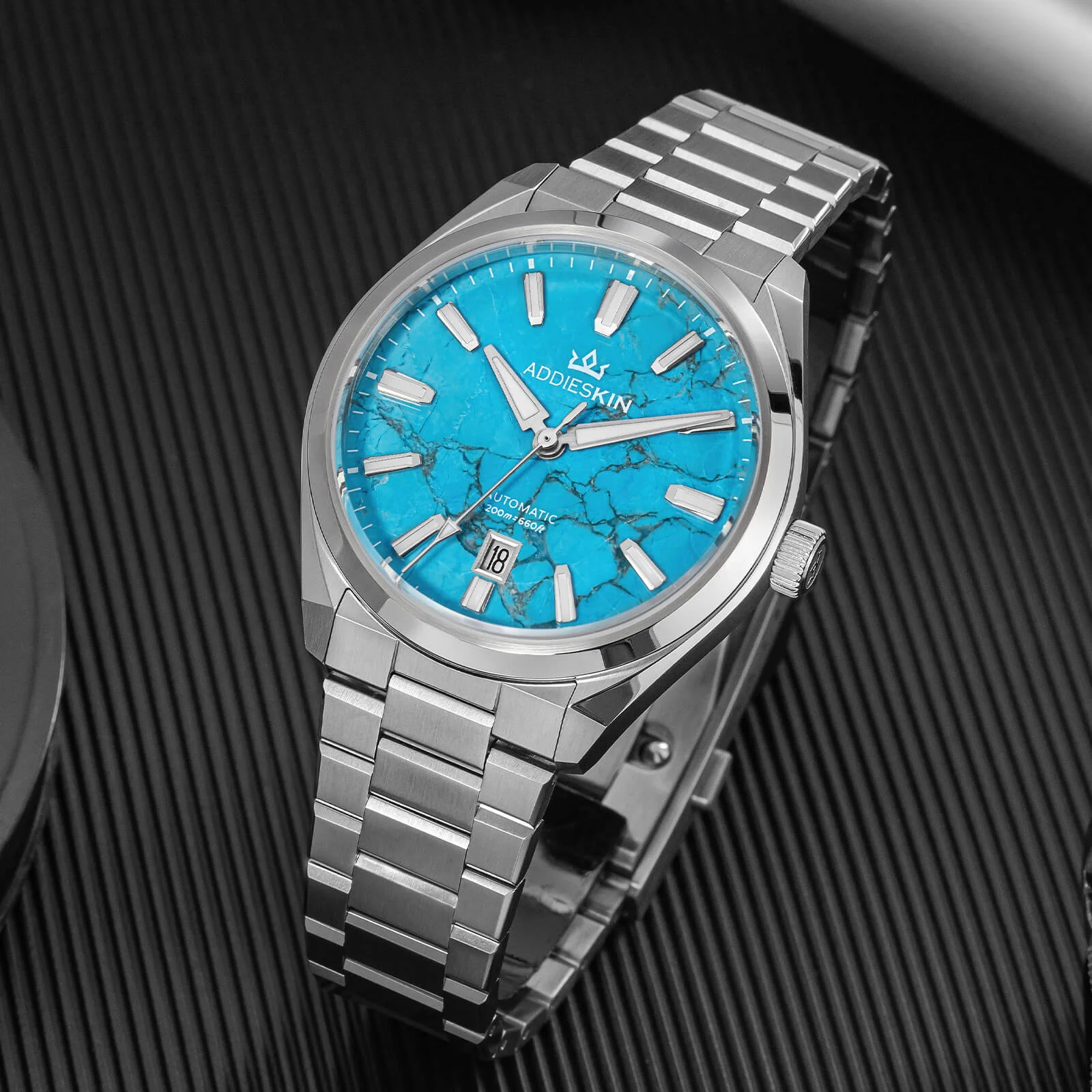 AddiesKIN 40mm Natural Stone Dial Miyota 9015 Luxury Automatic Watch K010 - Image 33