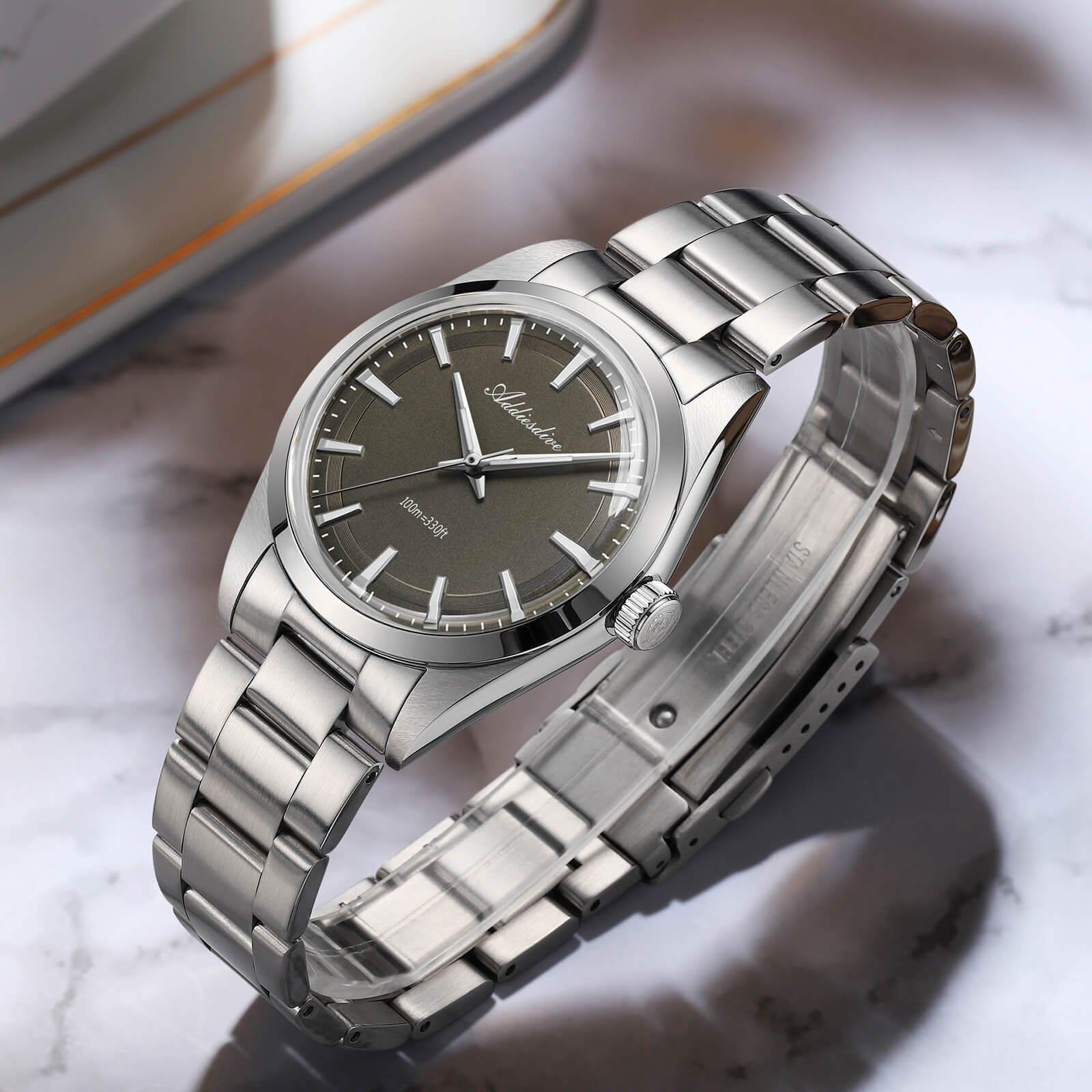🔥Summer Sale🔥ADDIESDIVE 36mm Luxury VH31 Quartz Watch AD2066 - Image 14