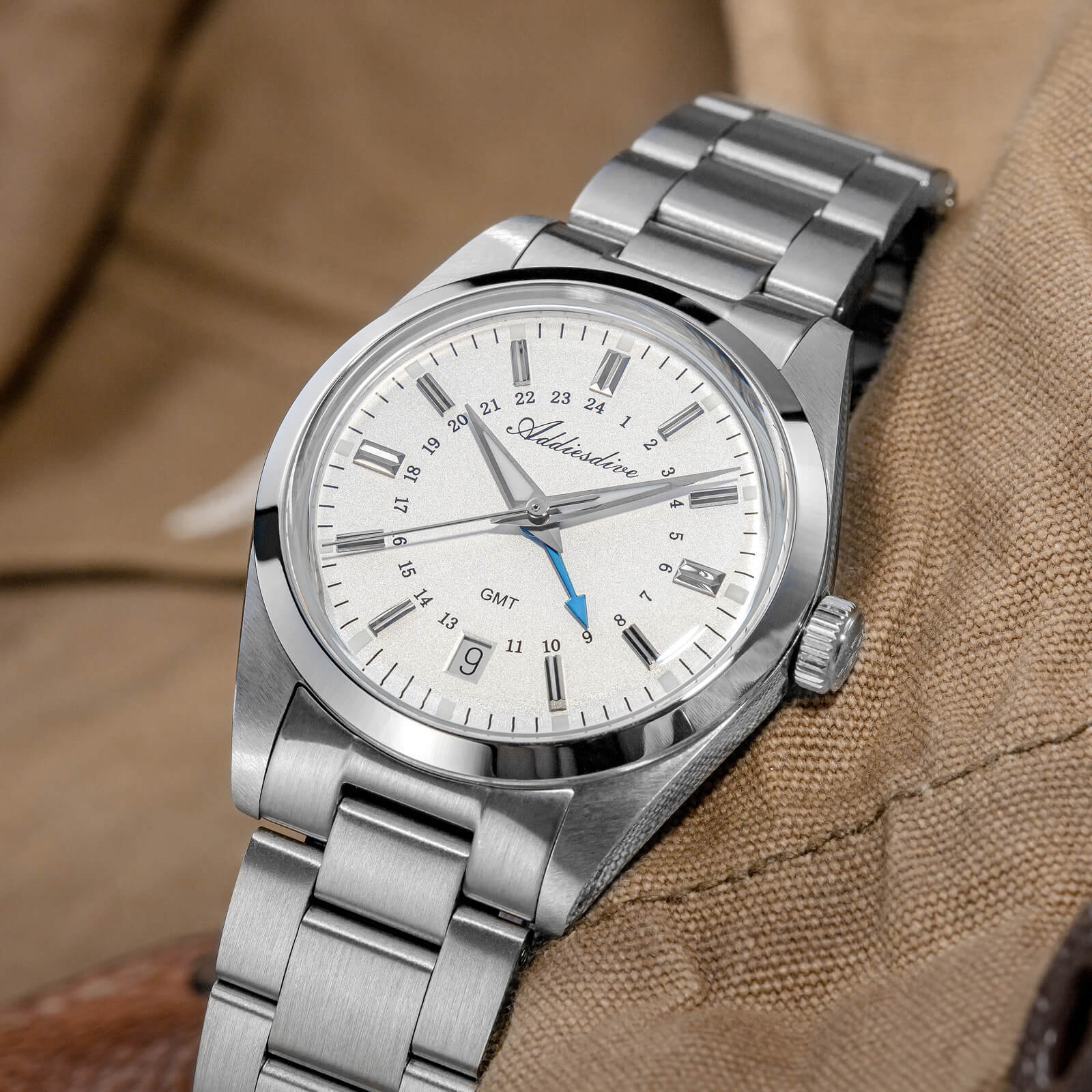 🔥Summer Sale🔥ADDIESDIVE Elegance Collection GMT Quartz Watch AD2065 - Image 15