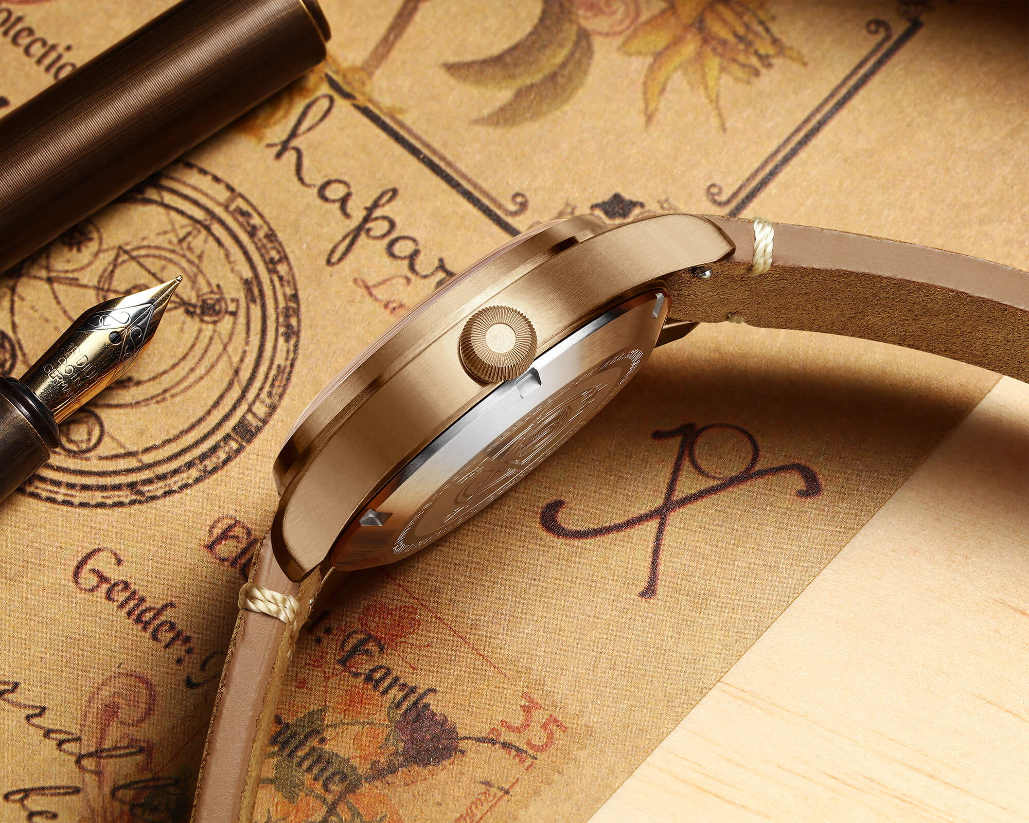 Bronze Watch Crown and Spring Kit Set for AD2114
