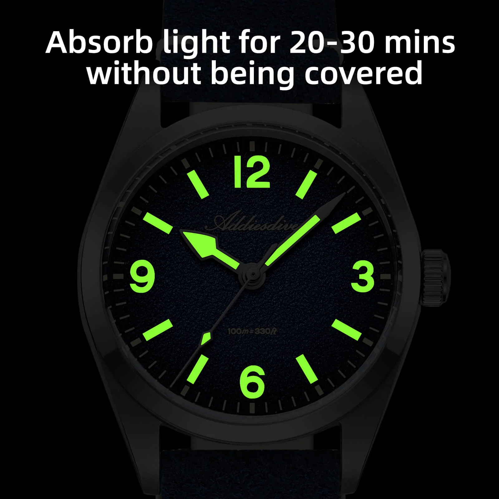 ★India Warehouse★ADDIESDIVE 36mm C3 Vintage Quartz Watch AD2544 - Image 10