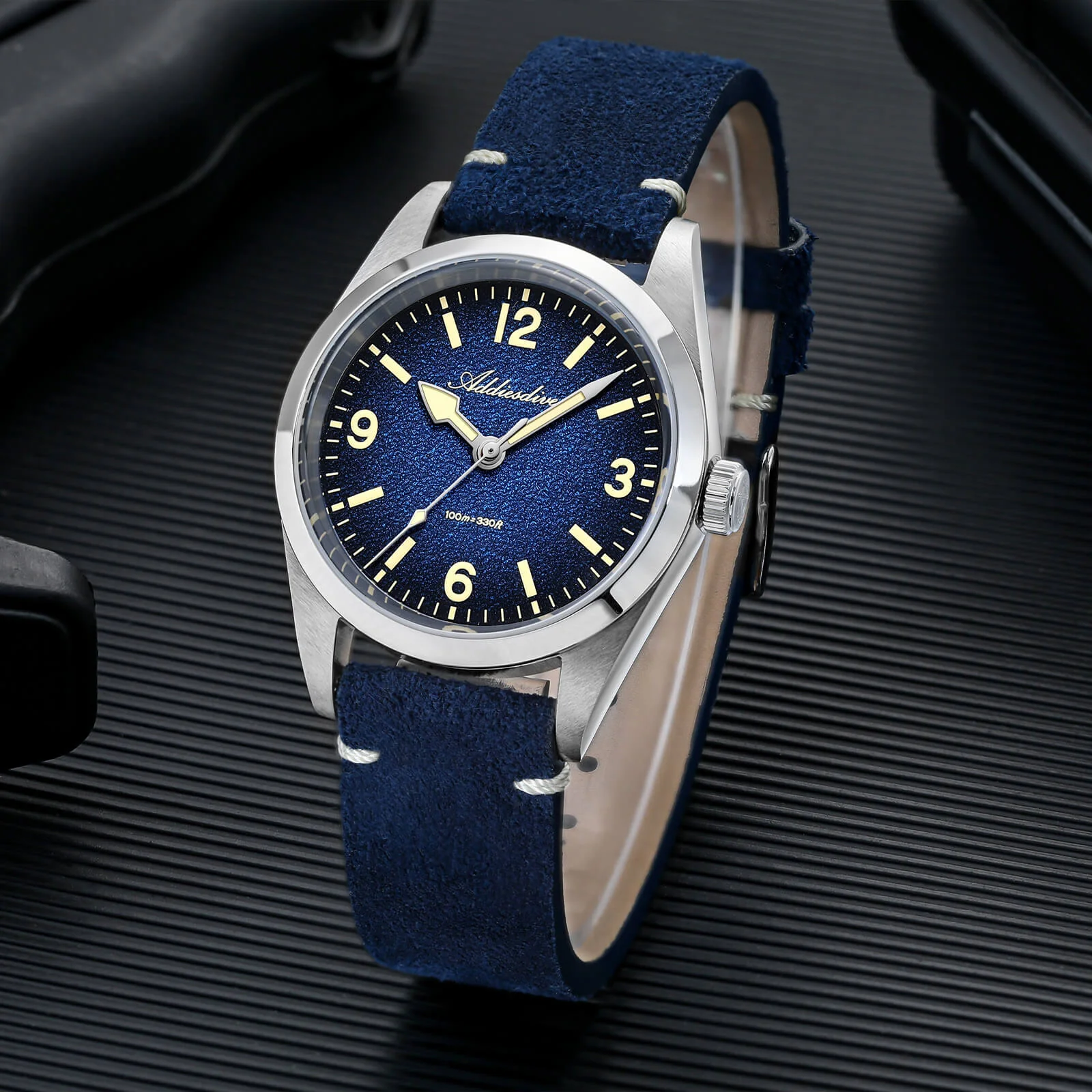 ★India Warehouse★ADDIESDIVE 36mm C3 Vintage Quartz Watch AD2544 - Image 3
