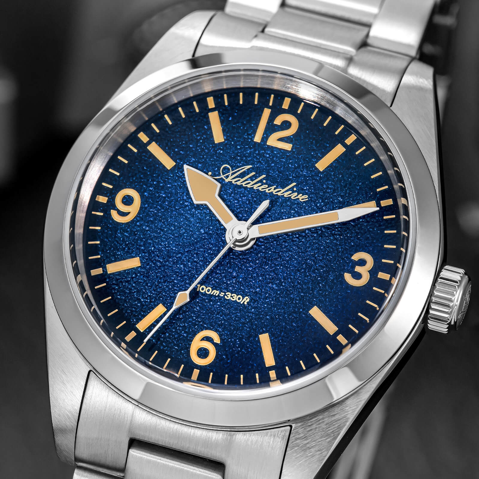 ★India Warehouse★ADDIESDIVE 36mm C3 Vintage Quartz Watch AD2544 - Image 4