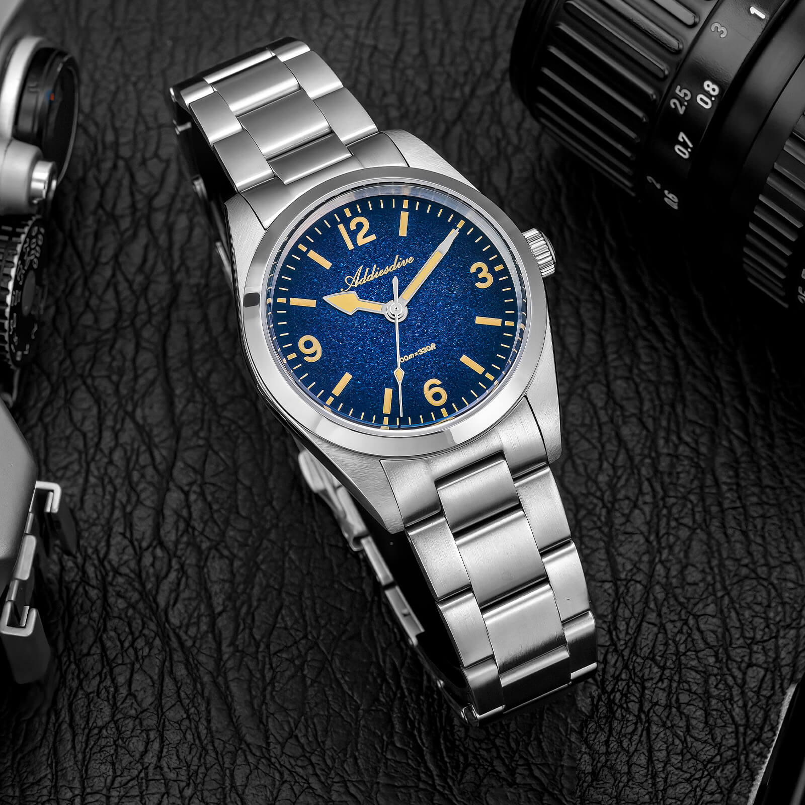 ★India Warehouse★ADDIESDIVE 36mm C3 Vintage Quartz Watch AD2544 - Image 8