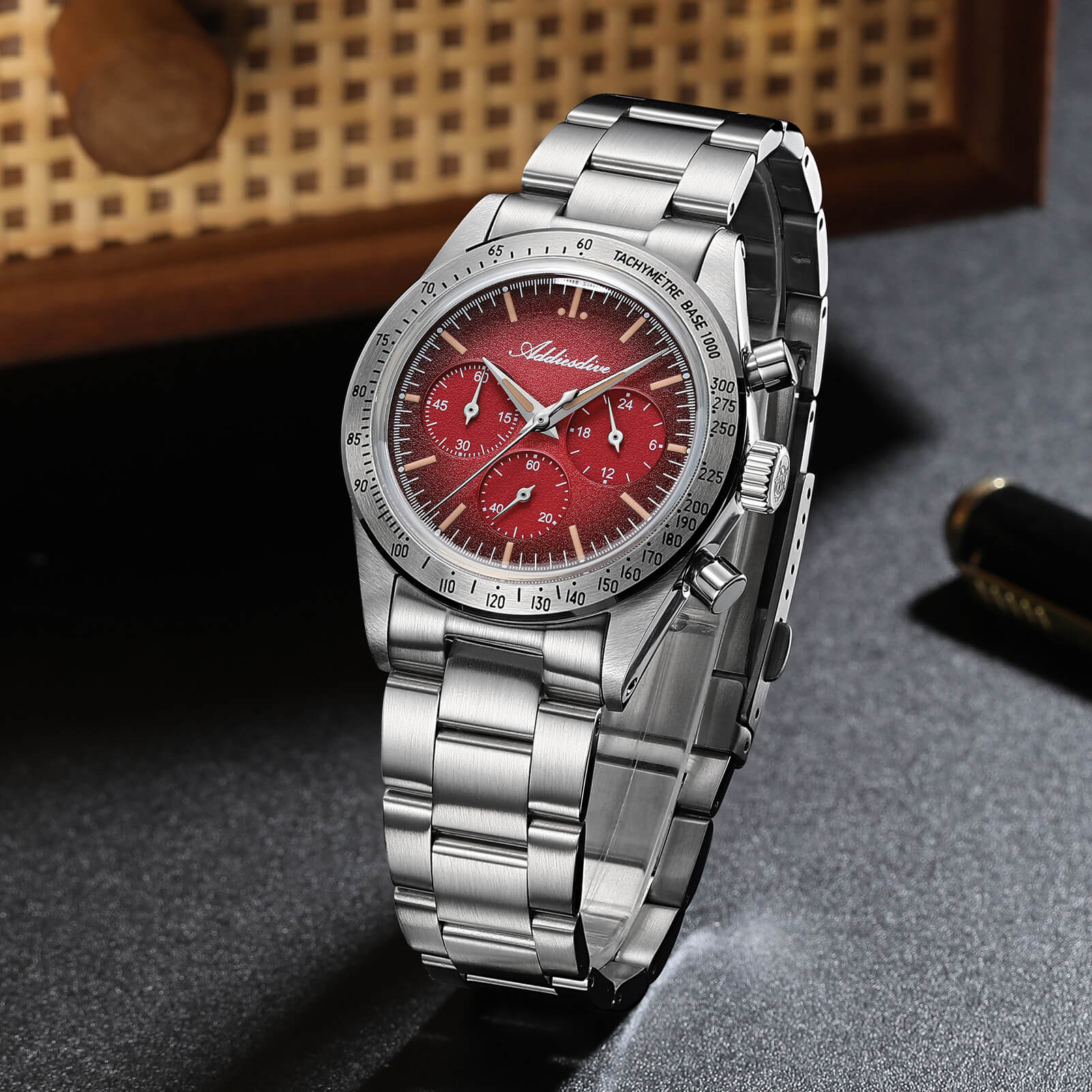 🔥EarlyBird🔥ADDIESDIVE 37mm 0s20 Chronograph Watch AD2552 - Image 20