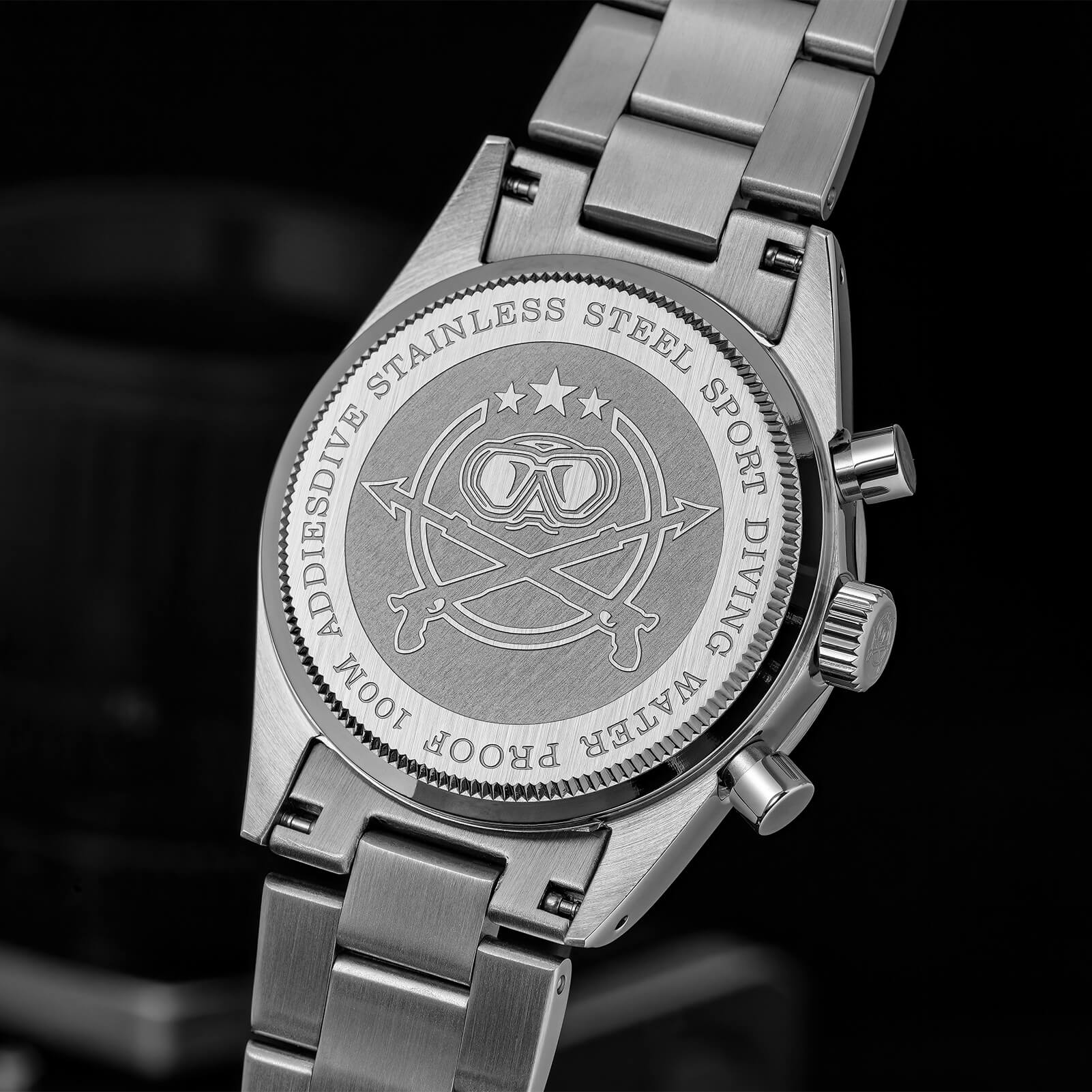🔥EarlyBird🔥ADDIESDIVE 37mm 0s20 Chronograph Watch AD2552 - Image 8