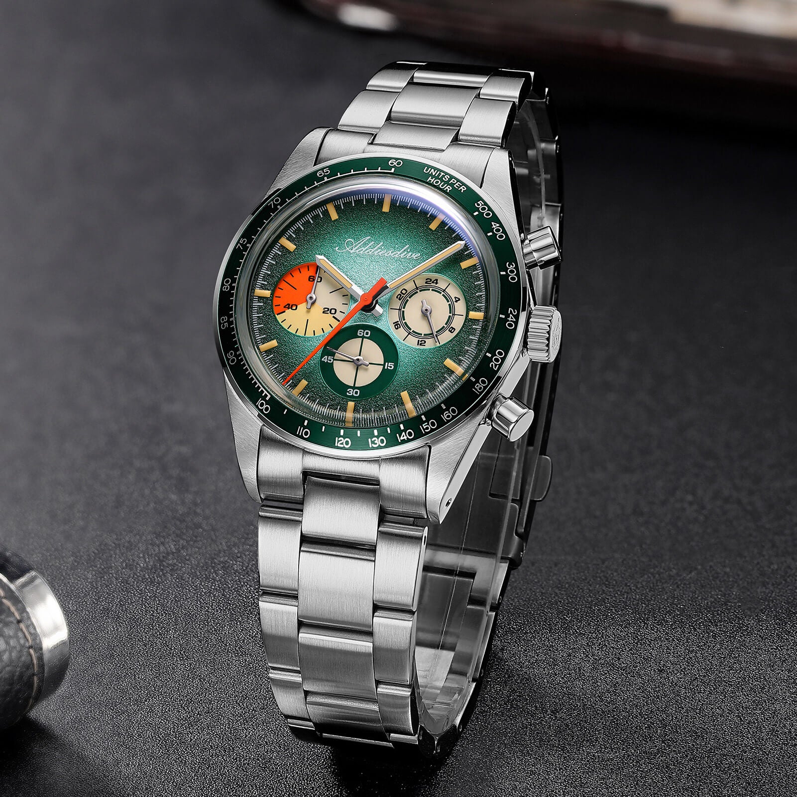 🔥Summer Sale🔥ADDIESDIVE 37mm Luxury Quartz Chronograph Watch AD2551 - Image 6