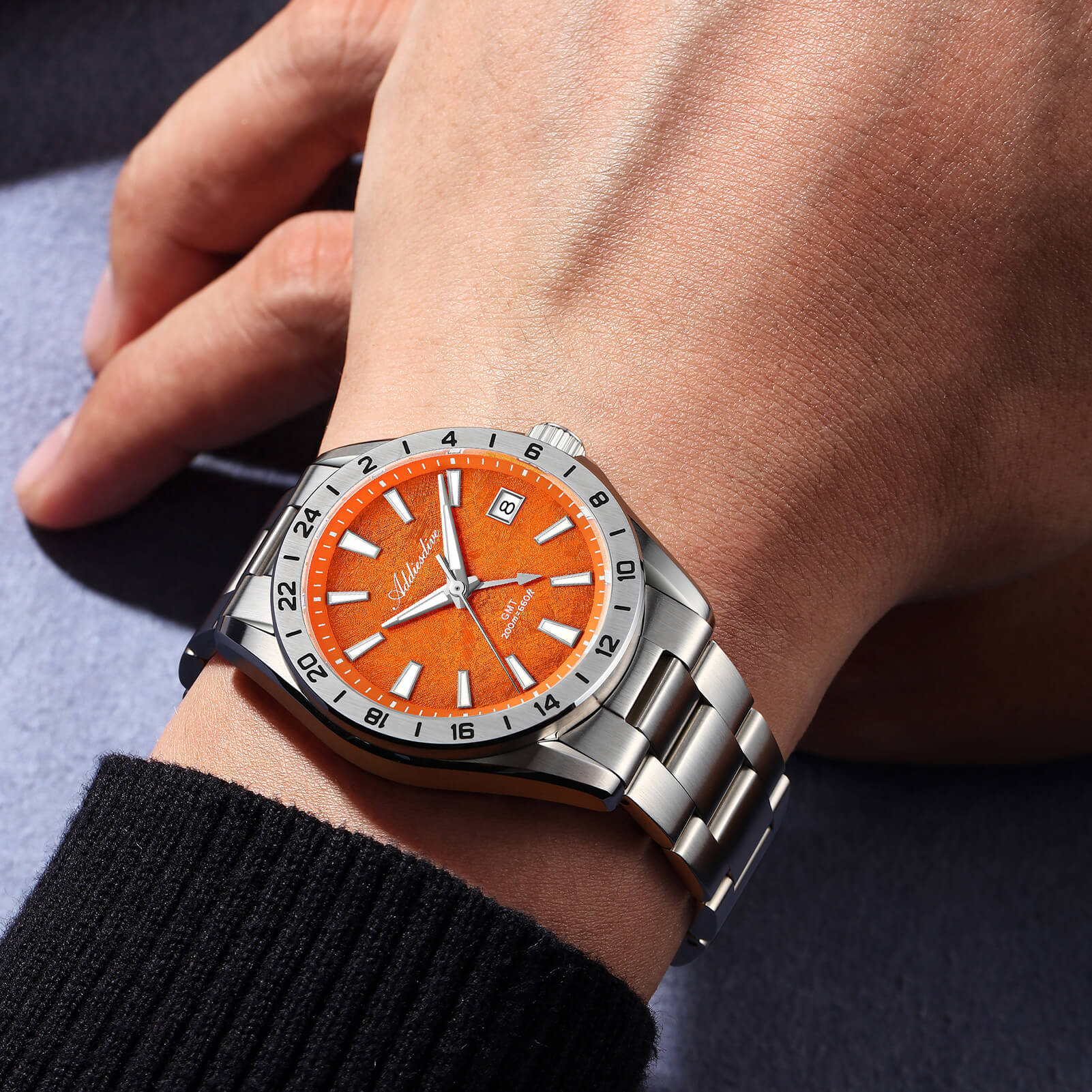 ★India Warehouse★ADDIESDIVE 38mm GMT Quartz Watch RONDA515 Movement（AD2548） - Image 19