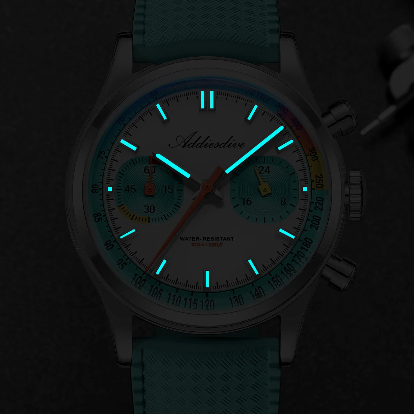 🔥Summer Sale🔥ADDIESDIVE 38mm Racing-Inspired Chronograph Watch AD2529&AD2549 - Image 7