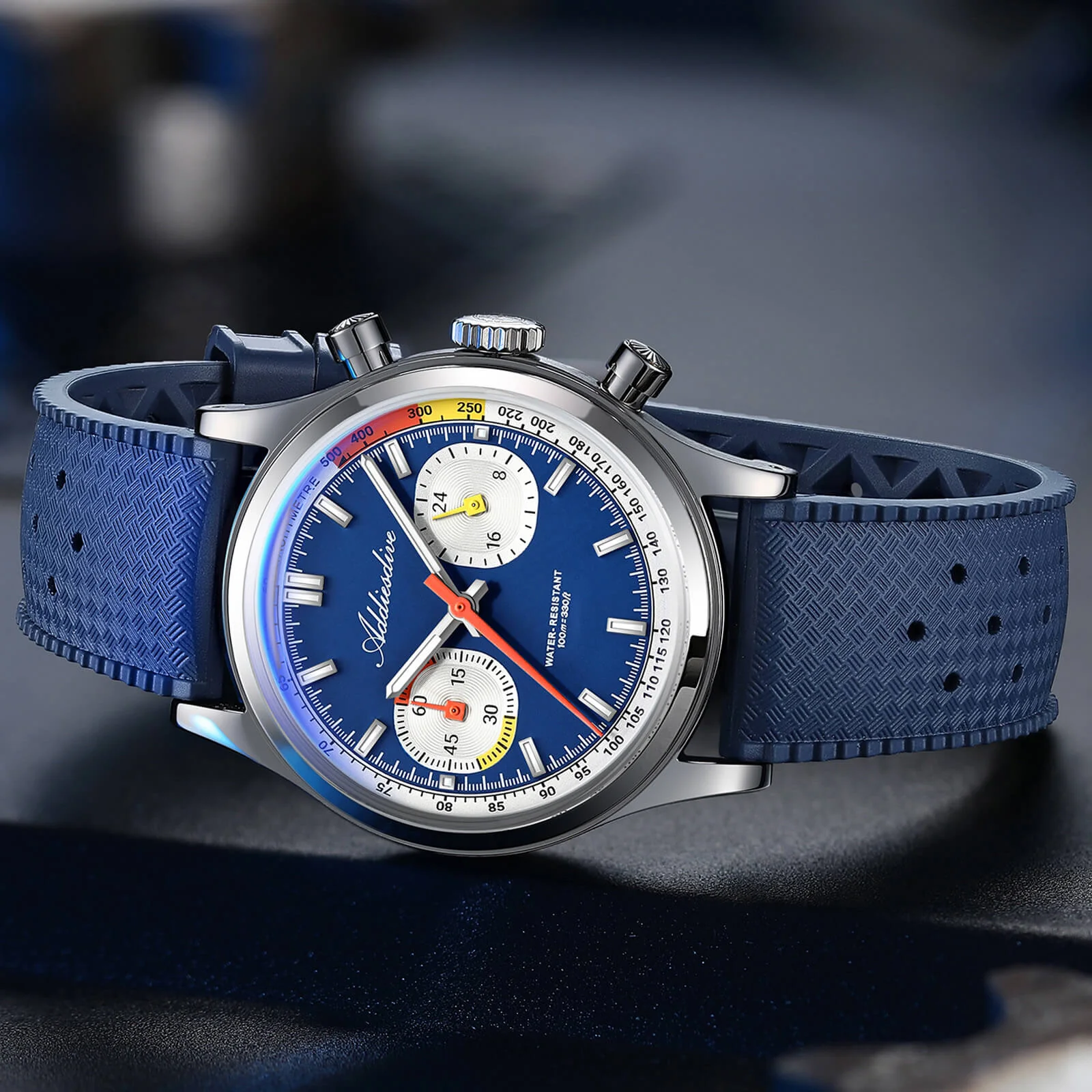 🔥Summer Sale🔥ADDIESDIVE 38mm Racing-Inspired Chronograph Watch AD2529&AD2549 - Image 18