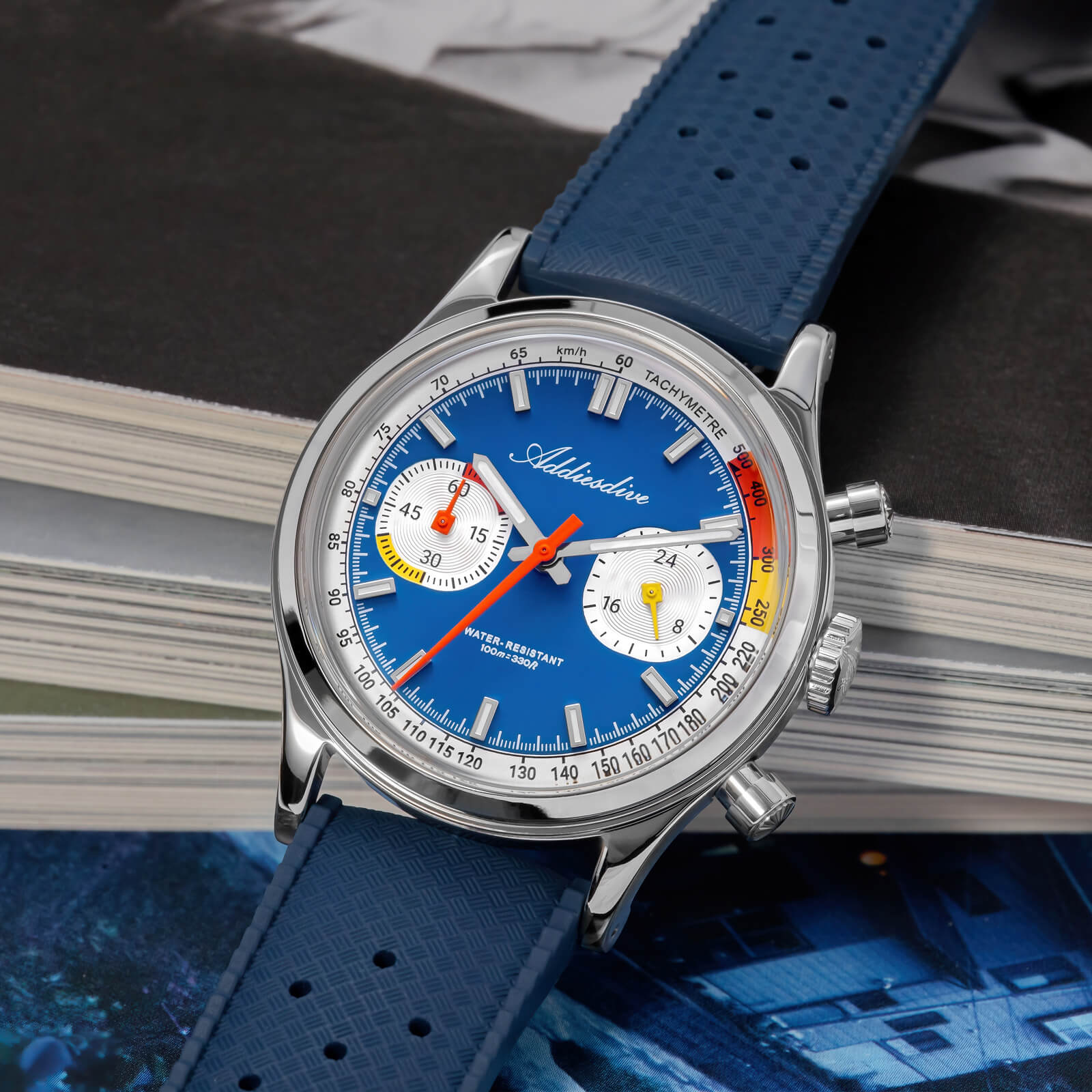 🔥Summer Sale🔥ADDIESDIVE 38mm Racing-Inspired Chronograph Watch AD2529&AD2549 - Image 20