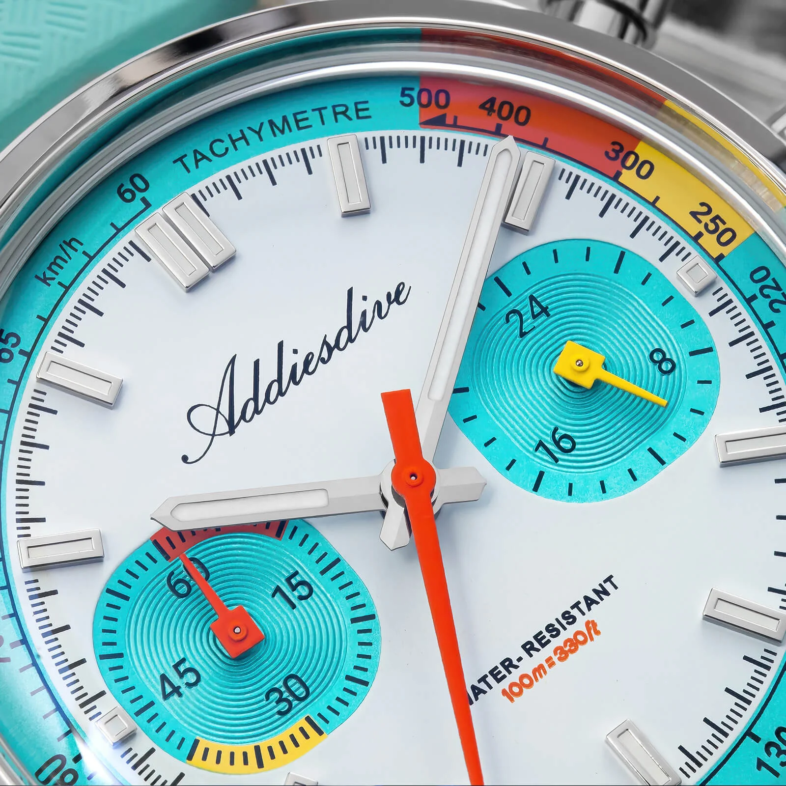 🔥Summer Sale🔥ADDIESDIVE 38mm Racing-Inspired Chronograph Watch AD2529&AD2549 - Image 4