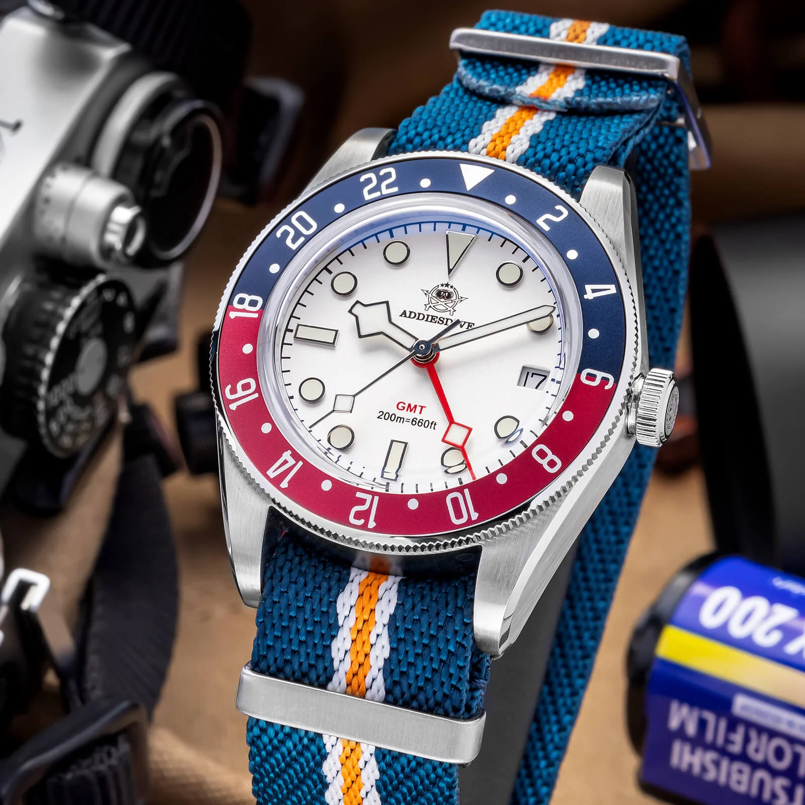 ADDIESDIVE 39mm BB58 GMT Quartz Watch AD2044 - Image 7