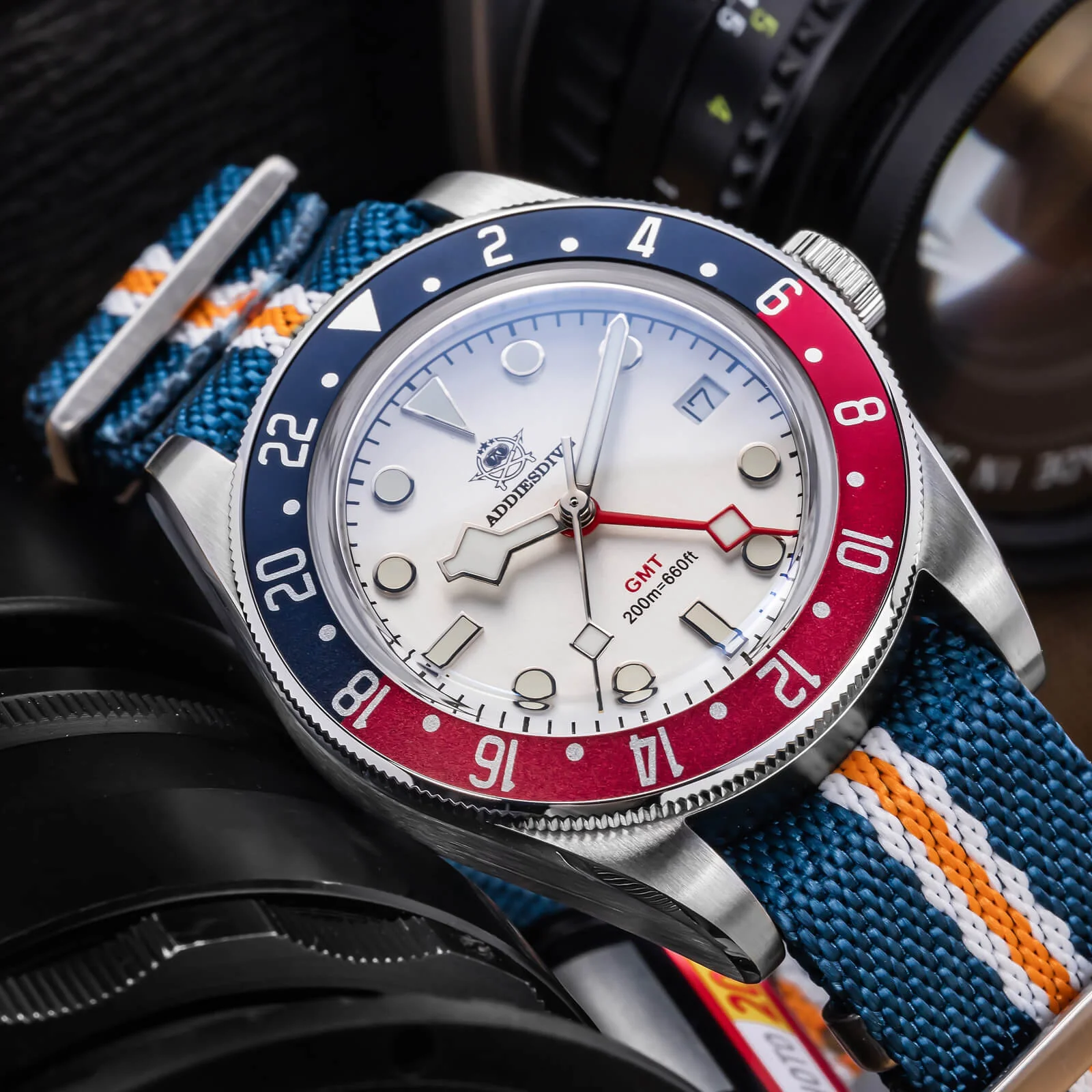ADDIESDIVE 39mm BB58 GMT Quartz Watch AD2044 - Image 12