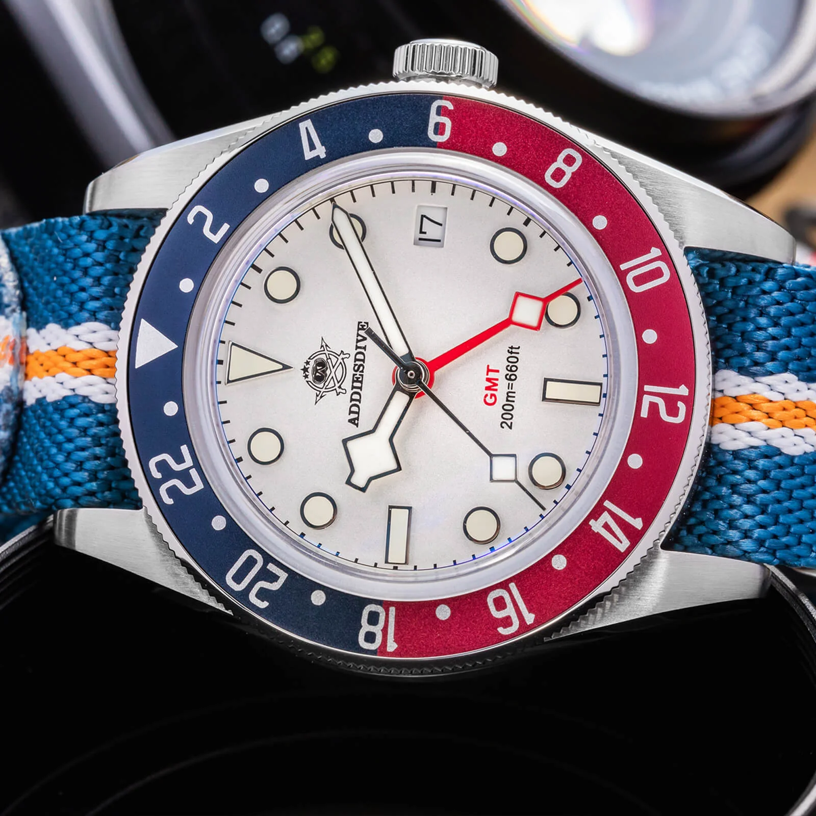 ADDIESDIVE 39mm BB58 GMT Quartz Watch AD2044 - Image 11