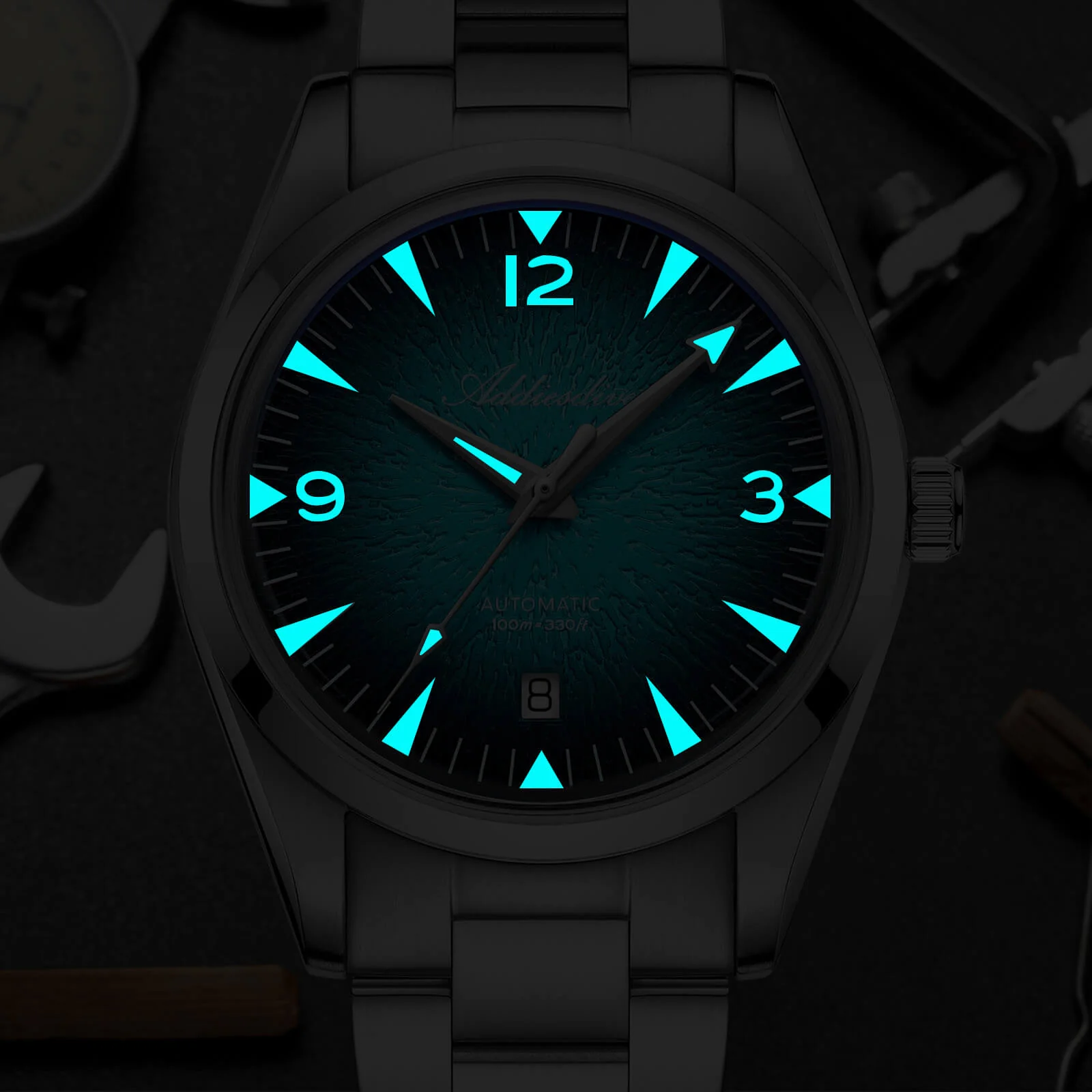Addiesdive 39mm Breath of the Ocean Automatic 8215 Men Watch ，AD2508 - Image 11