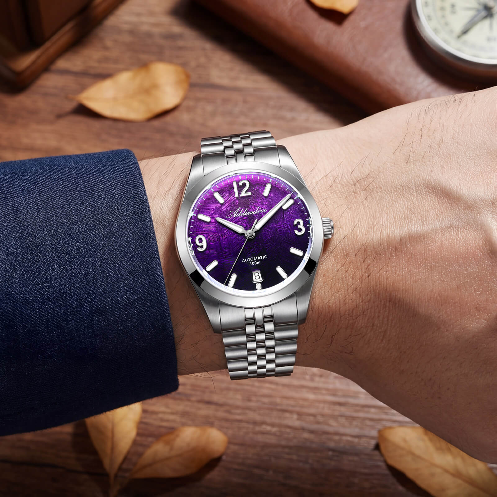 Addiesdive 39mm Luxury Automatic Watch AD2547 - Image 7