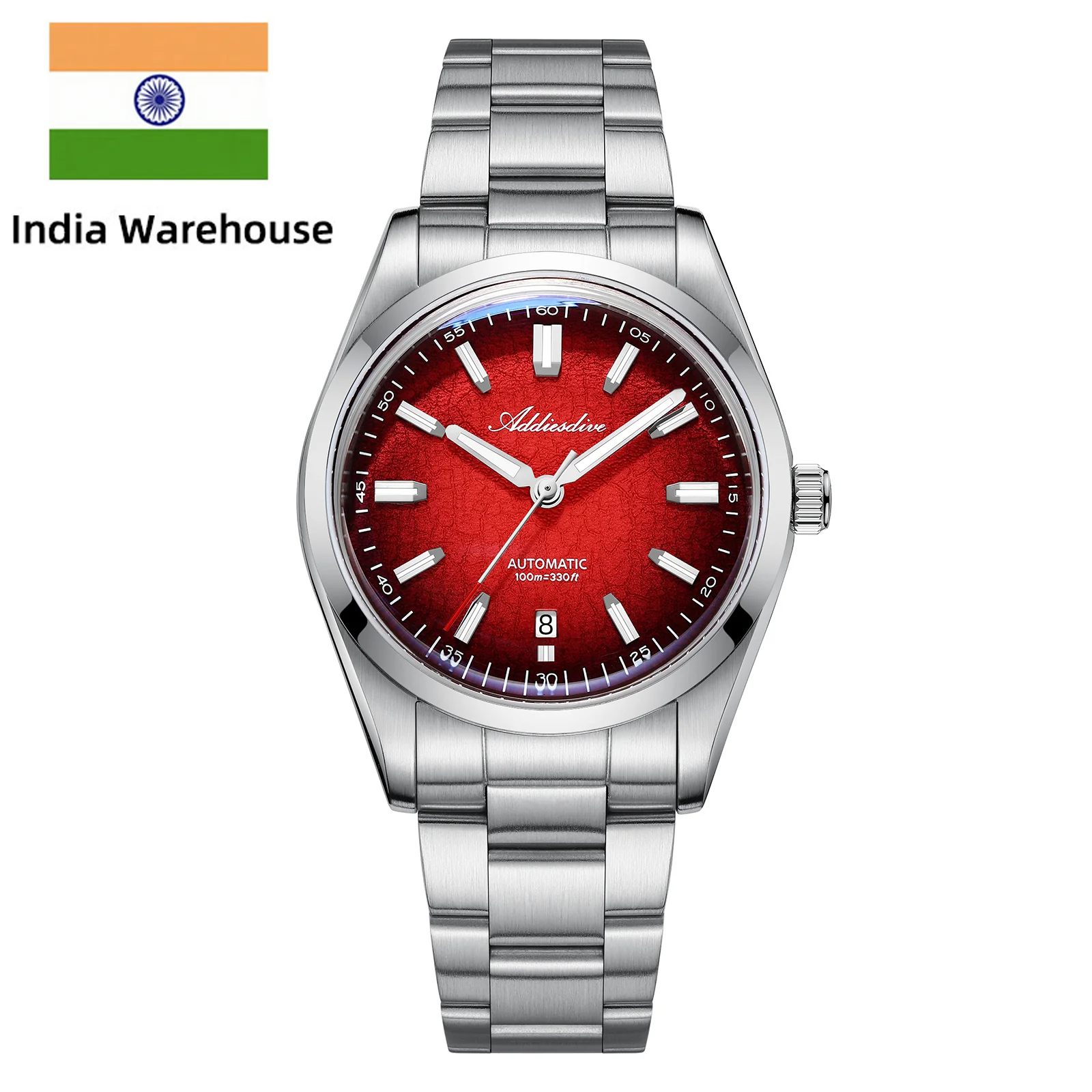 ★India Warehouse★Addiesdive 39mm Luxury 8215 Automatic Watch AD2531