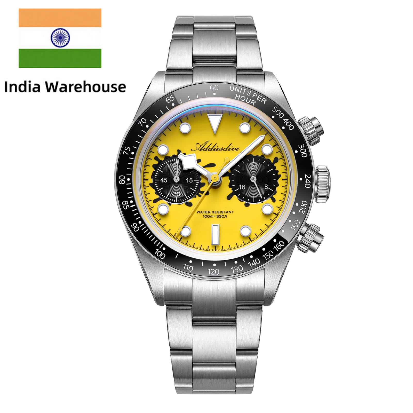 ★India Warehouse★ADDIESDIVE 40mm VK64 Chronograph Watch AD2520 - Image 15