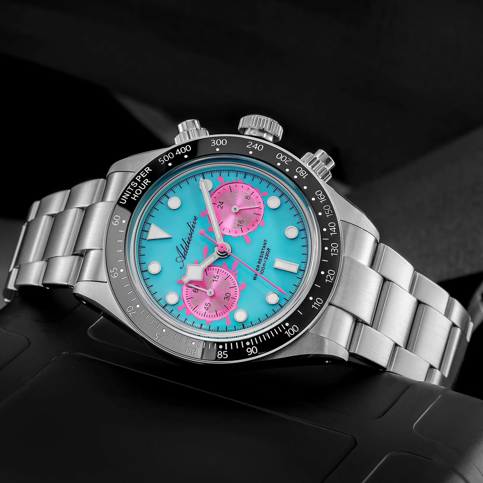 🔥Summer Sale🔥ADDIESDIVE 40mm VK64 Chronograph Watch AD2520 - Image 4