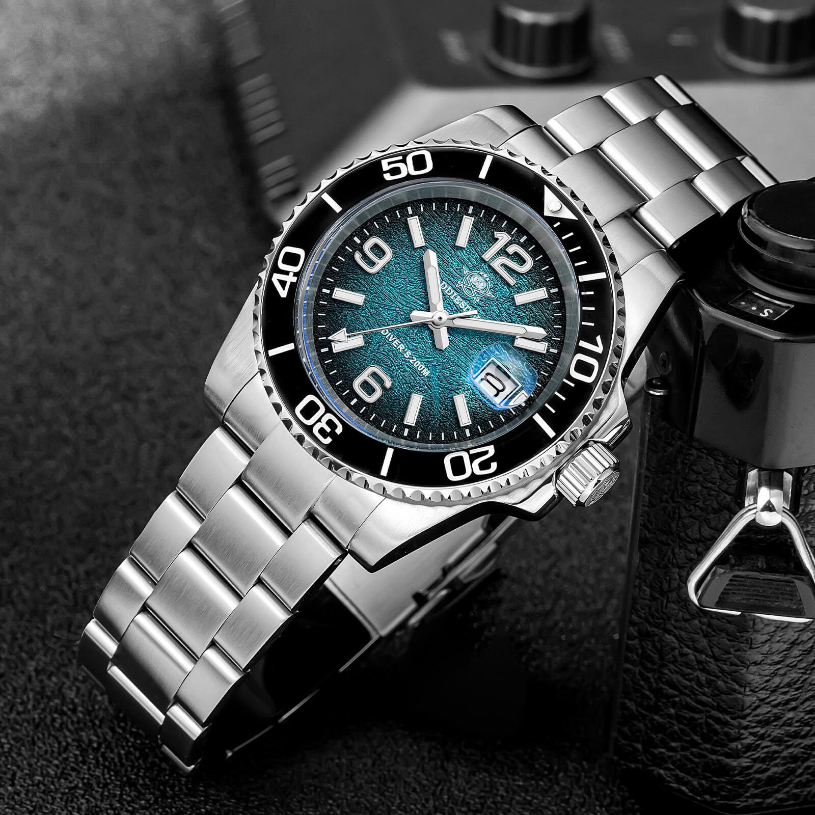 ★India Warehouse★Addiesdive 41mm Modern Sub Quartz Watch with 200M Water Waterproof，AD2513 - Image 4