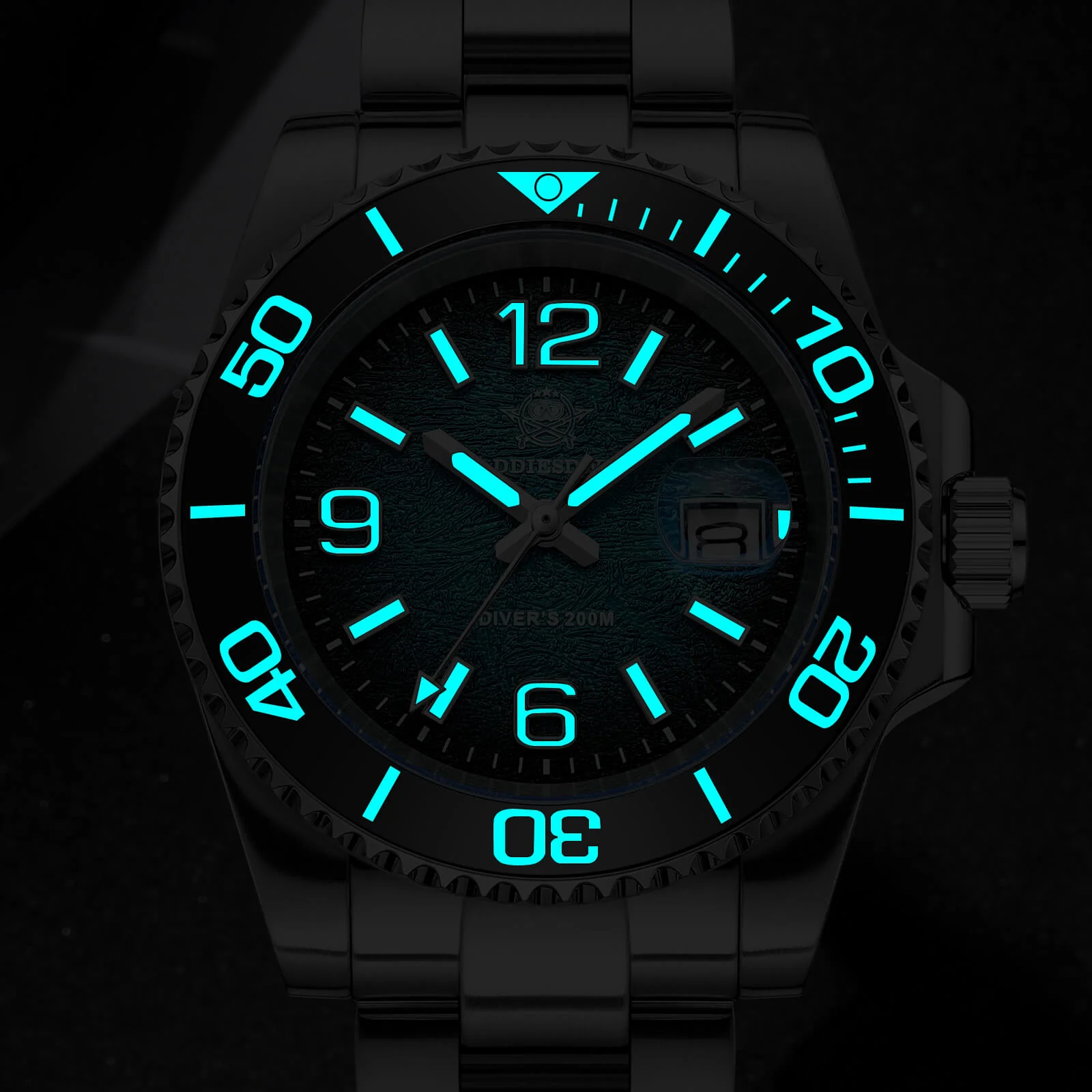 ★India Warehouse★Addiesdive 41mm Modern Sub Quartz Watch with 200M Water Waterproof，AD2513 - Image 8