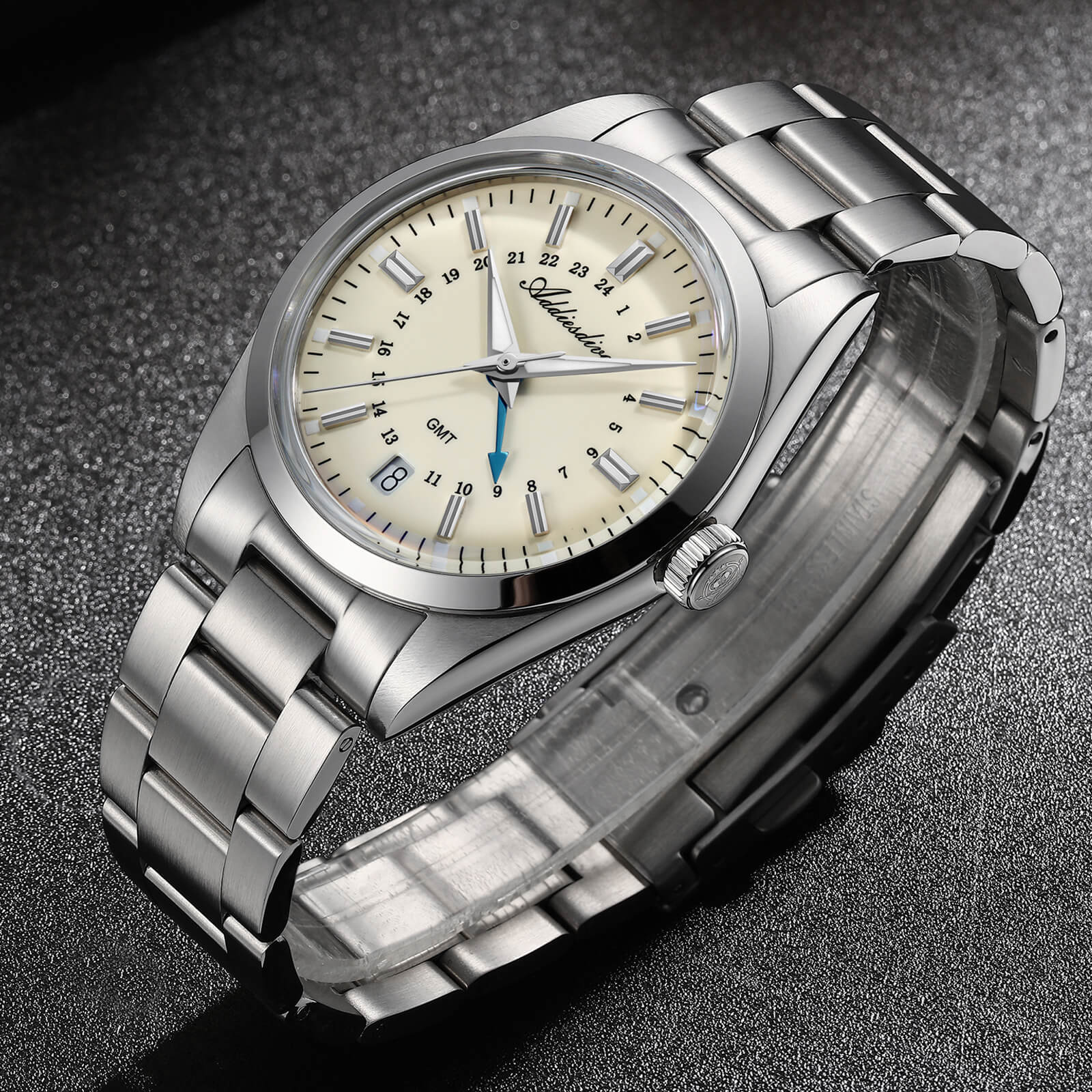 🔥Summer Sale🔥ADDIESDIVE Elegance Collection GMT Quartz Watch AD2065 - Image 4