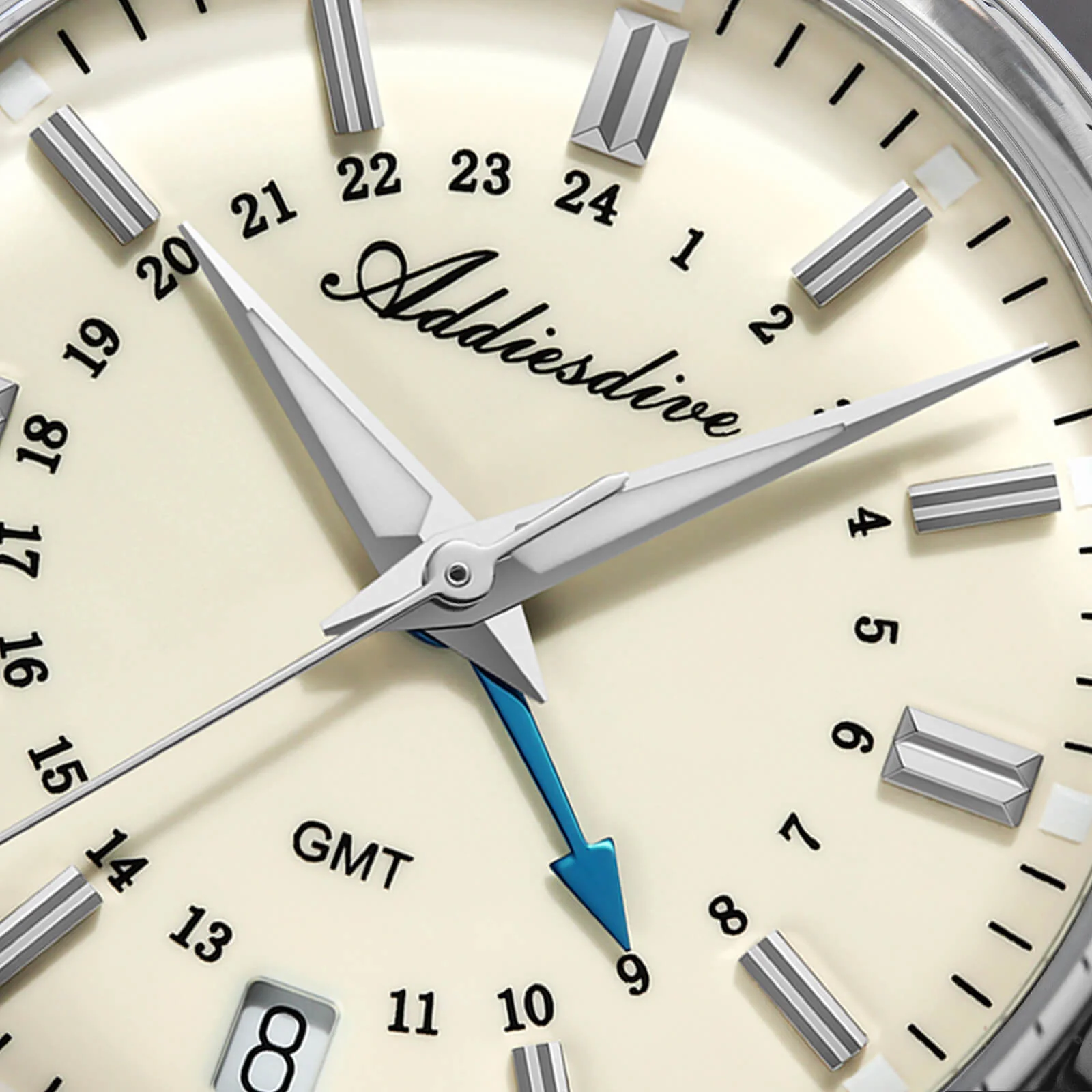 🔥Summer Sale🔥ADDIESDIVE Elegance Collection GMT Quartz Watch AD2065 - Image 7