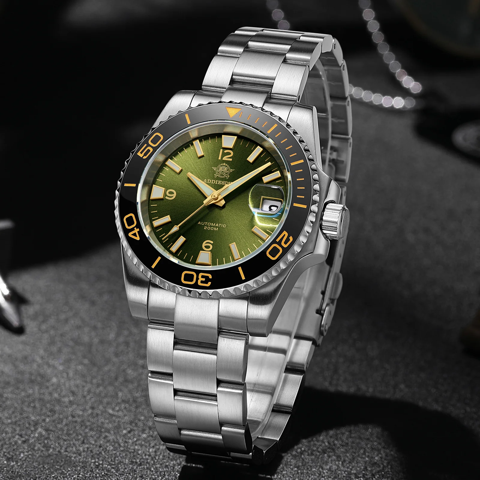 🔥Summer Sale🔥ADDIESDIVE Retro NH35/8215 Sub Dive Watch AD2085 - Image 9