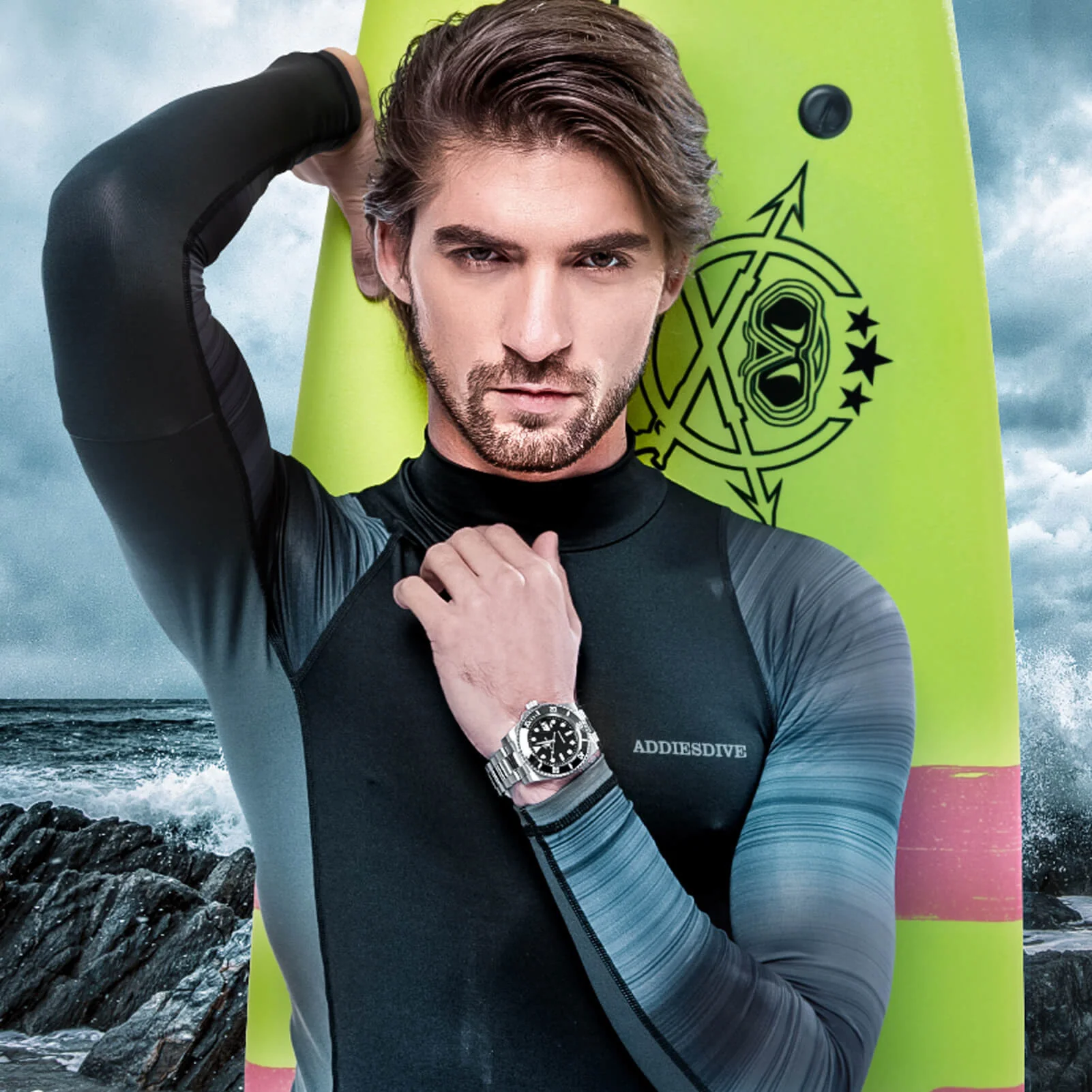ADDIESDIVE Sub Quartz Watch Diver's 200M （H3QZ） - Image 10