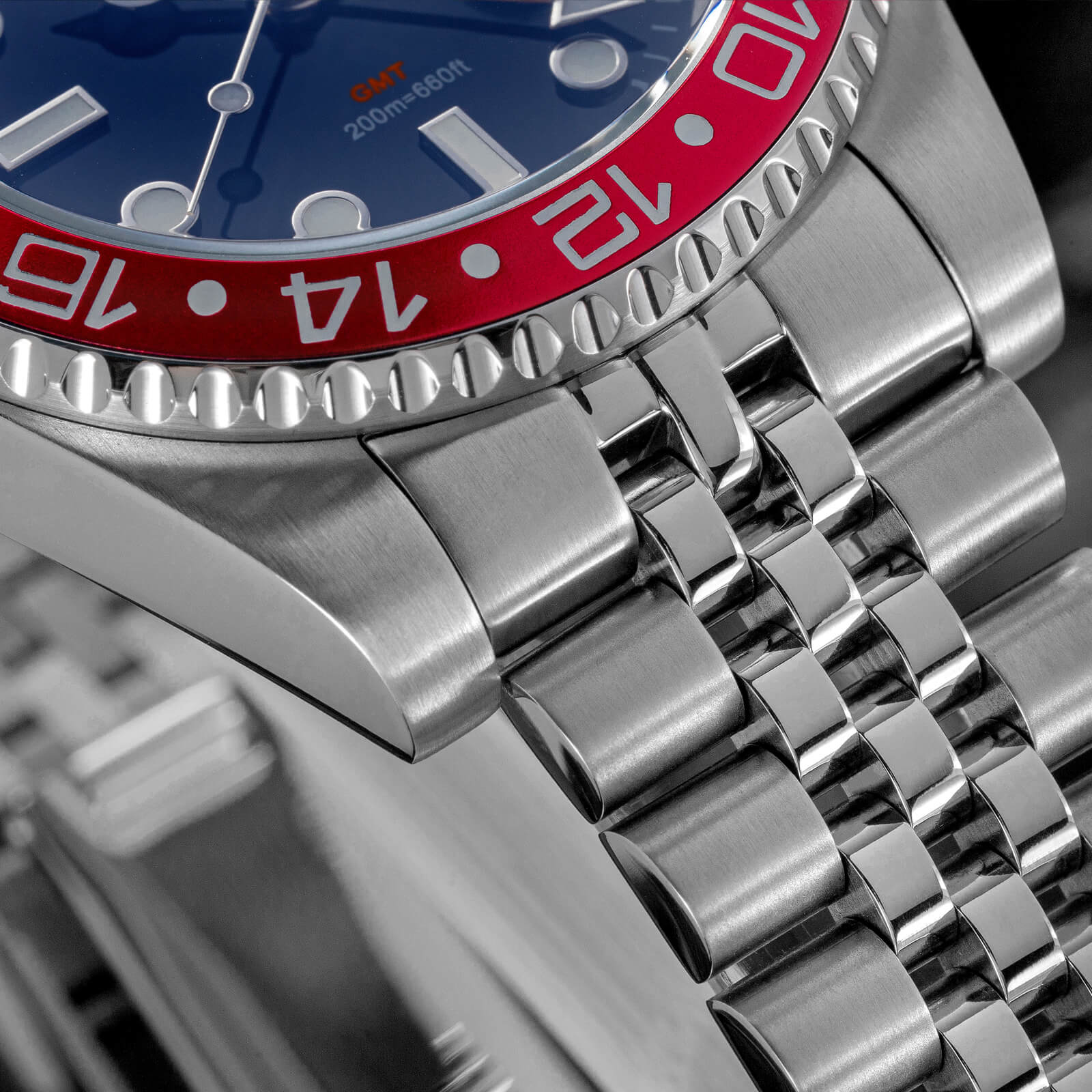🔥Summer Sale🔥ADDIESDIVE Water Ghost Luxury Dive Watch GMT Quartz Watch AD2050-with Calendar - Image 5