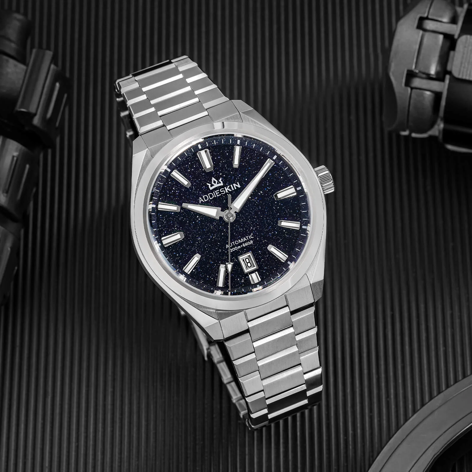 AddiesKIN 40mm Natural Stone Dial Miyota 9015 Luxury Automatic Watch K010 - Image 6