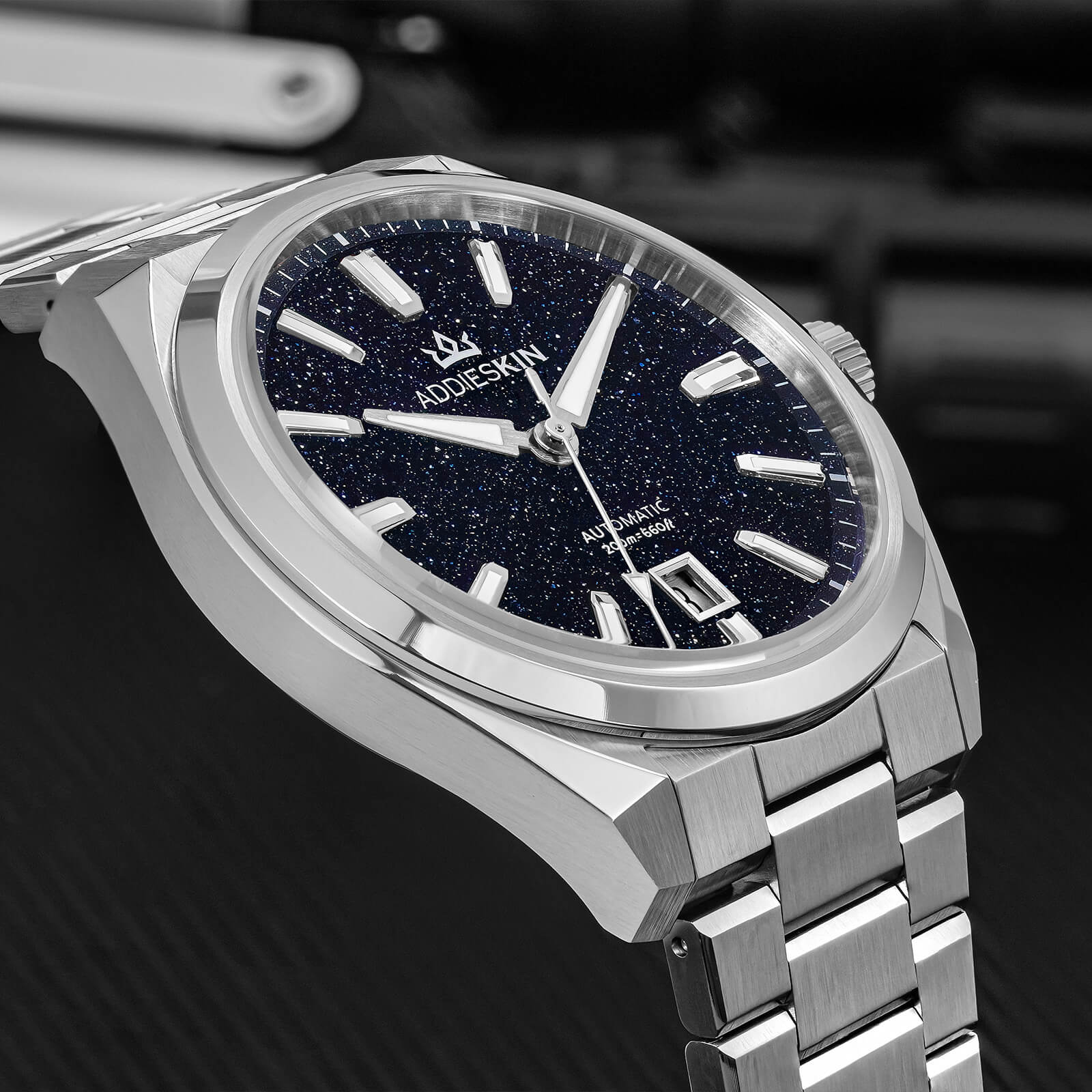 AddiesKIN 40mm Natural Stone Dial Miyota 9015 Luxury Automatic Watch K010 - Image 7