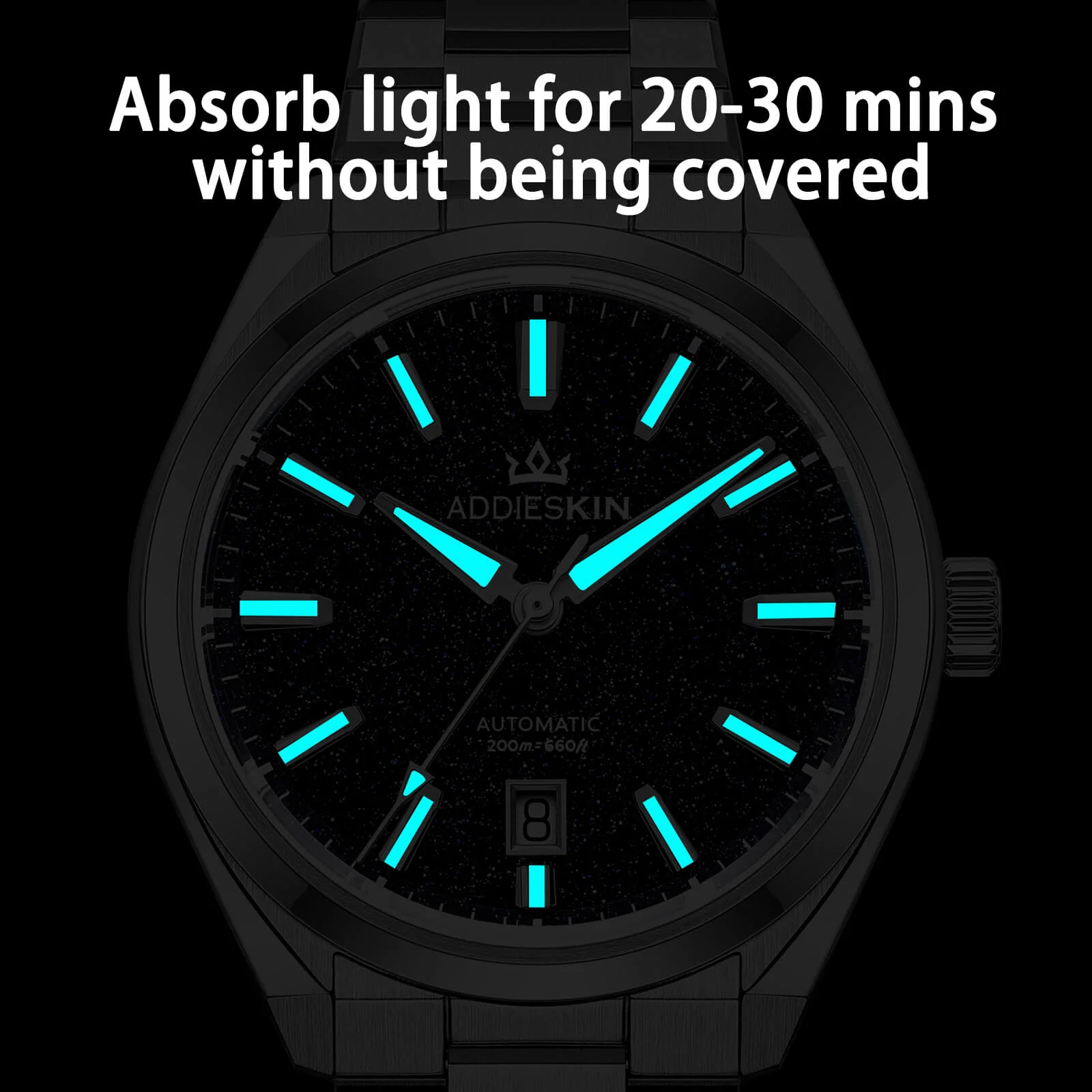 AddiesKIN 40mm Natural Stone Dial Miyota 9015 Luxury Automatic Watch K010 - Image 8