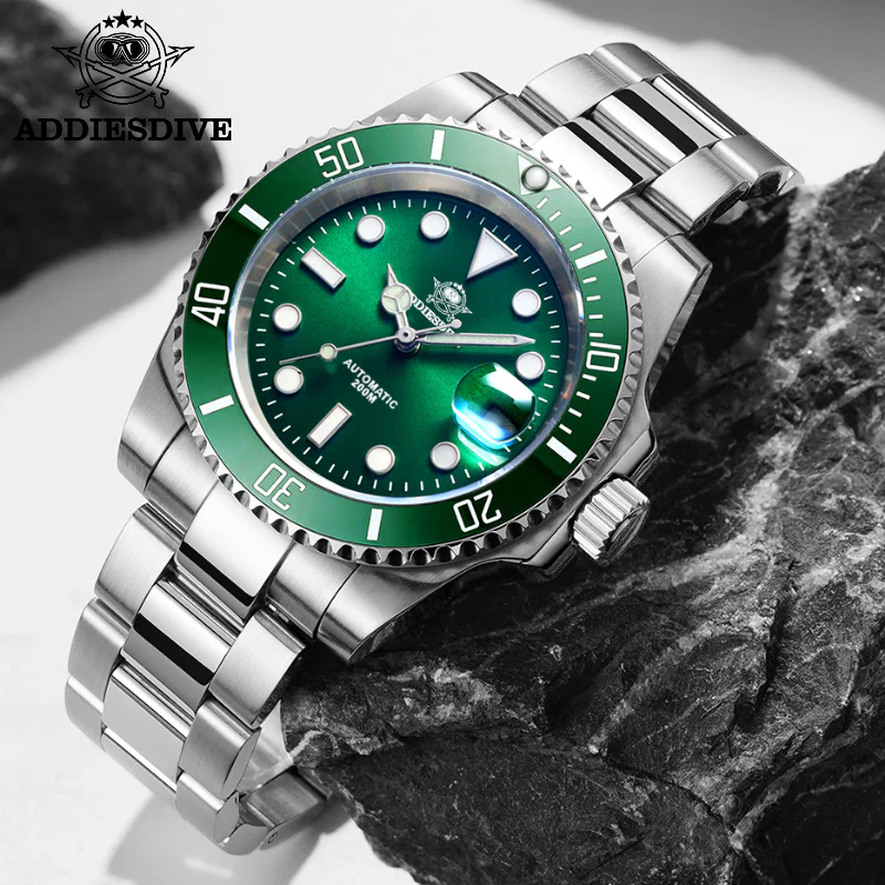ADDIESDIVE Men's Automatic Diving Watch Diver's 200M NH35A/8215 (H3AC) - Image 14