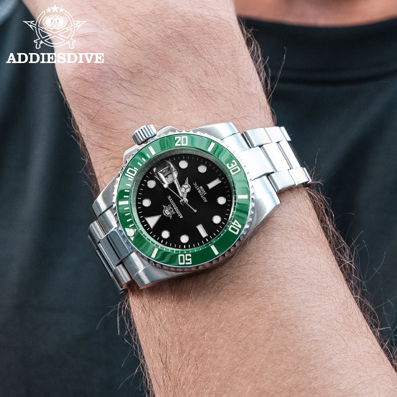 ADDIESDIVE Men's Automatic Diving Watch Diver's 200M NH35A/8215 (H3AC) - Image 16