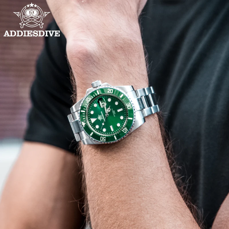 ADDIESDIVE Men's Automatic Diving Watch Diver's 200M NH35A/8215 (H3AC) - Image 18