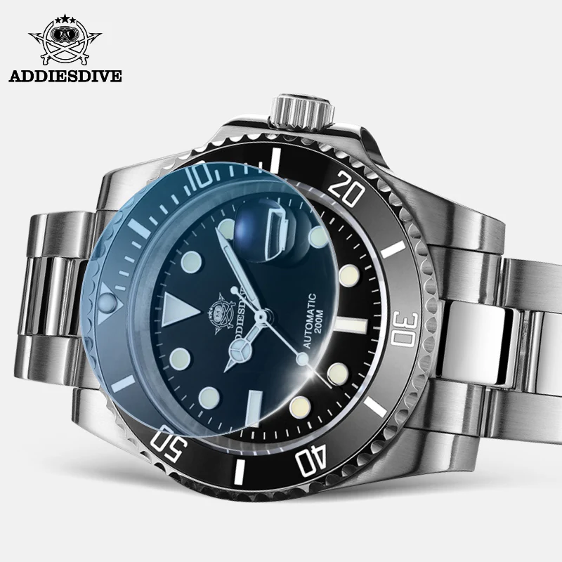 ADDIESDIVE Men's Automatic Diving Watch Diver's 200M NH35A/8215 (H3AC) - Image 5