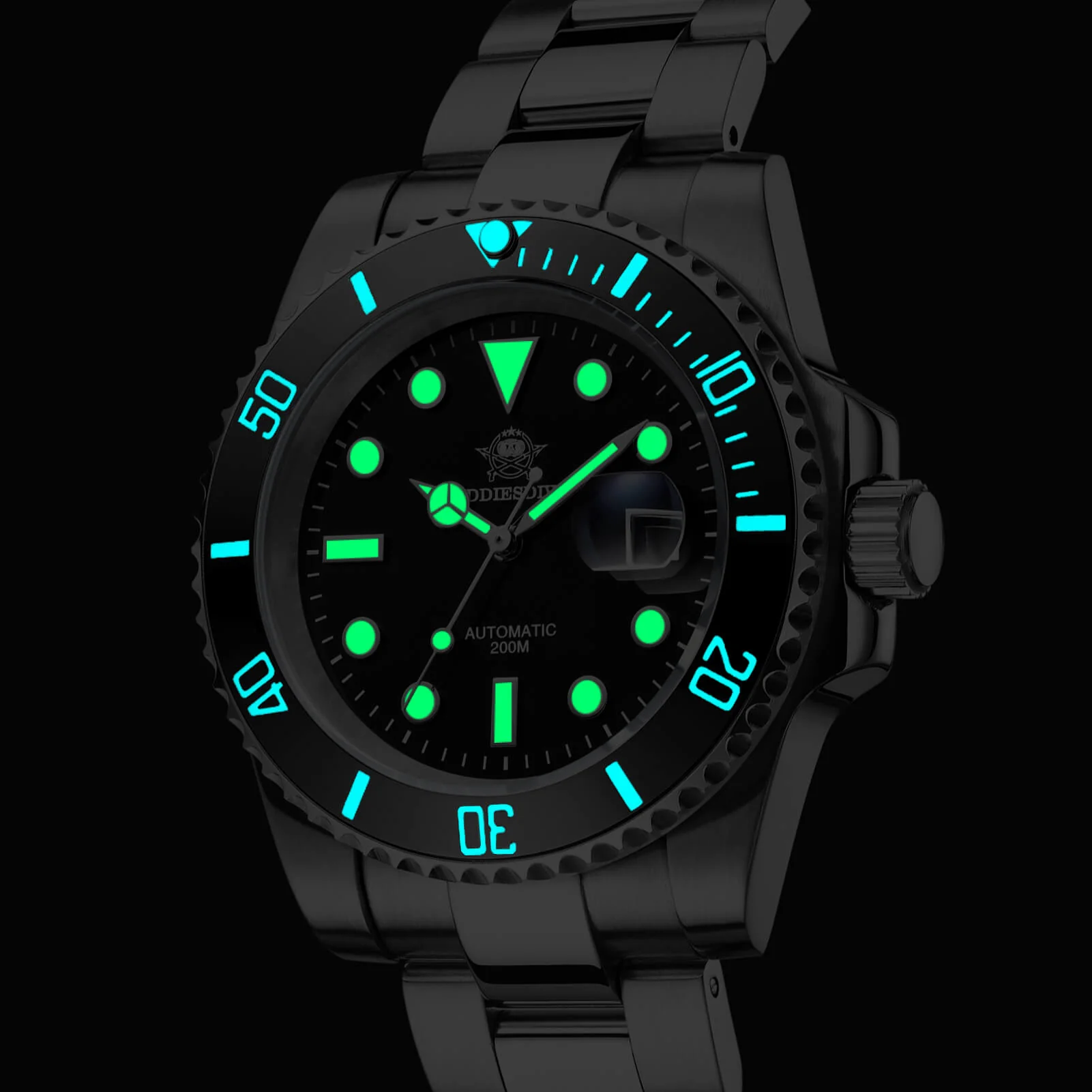ADDIESDIVE Men's Automatic Diving Watch Diver's 200M NH35A/8215 (H3AC) - Image 7